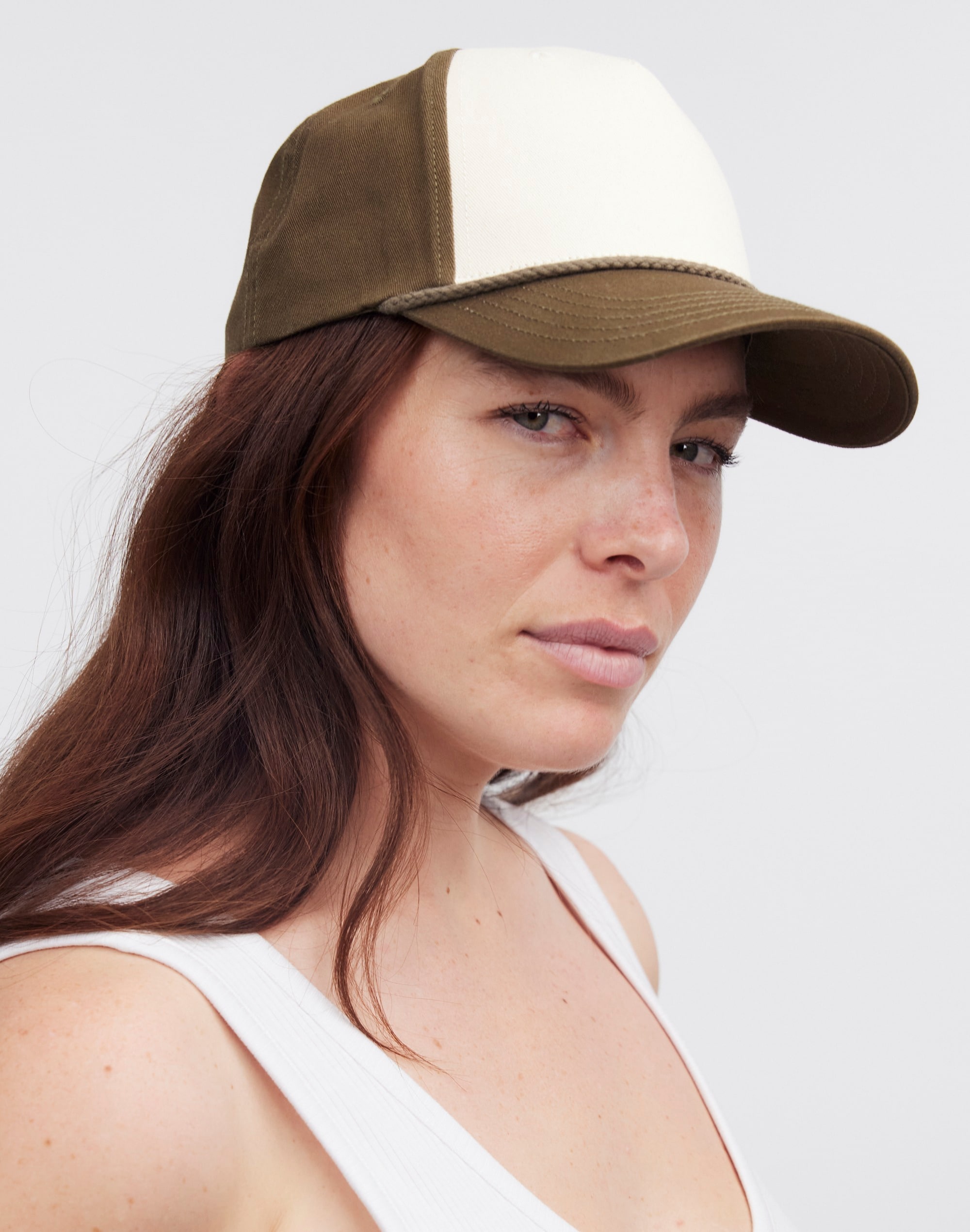 Colorblock Trucker Hat