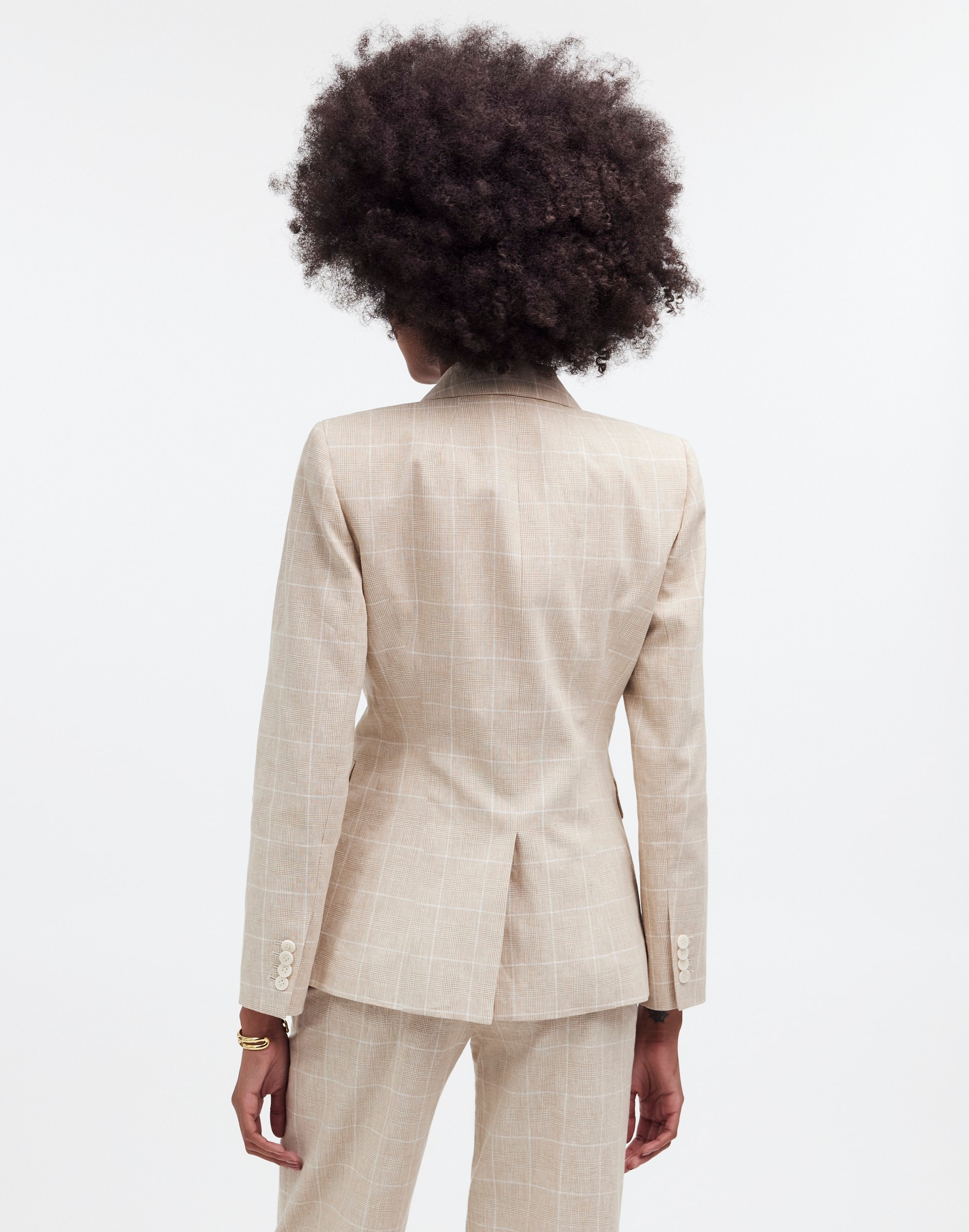 The Slim Blazer in Plaid