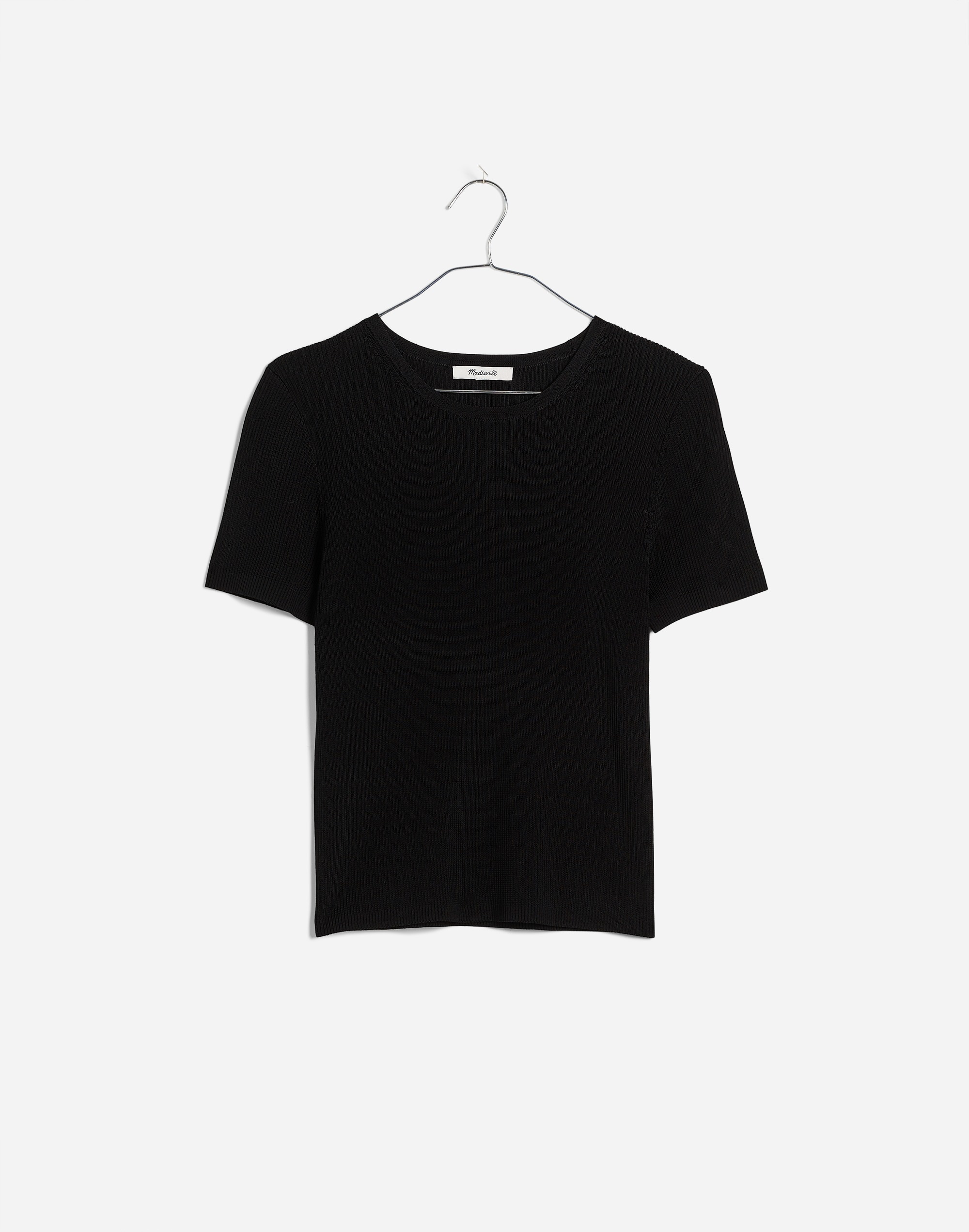 Micro-Rib Sweater Tee