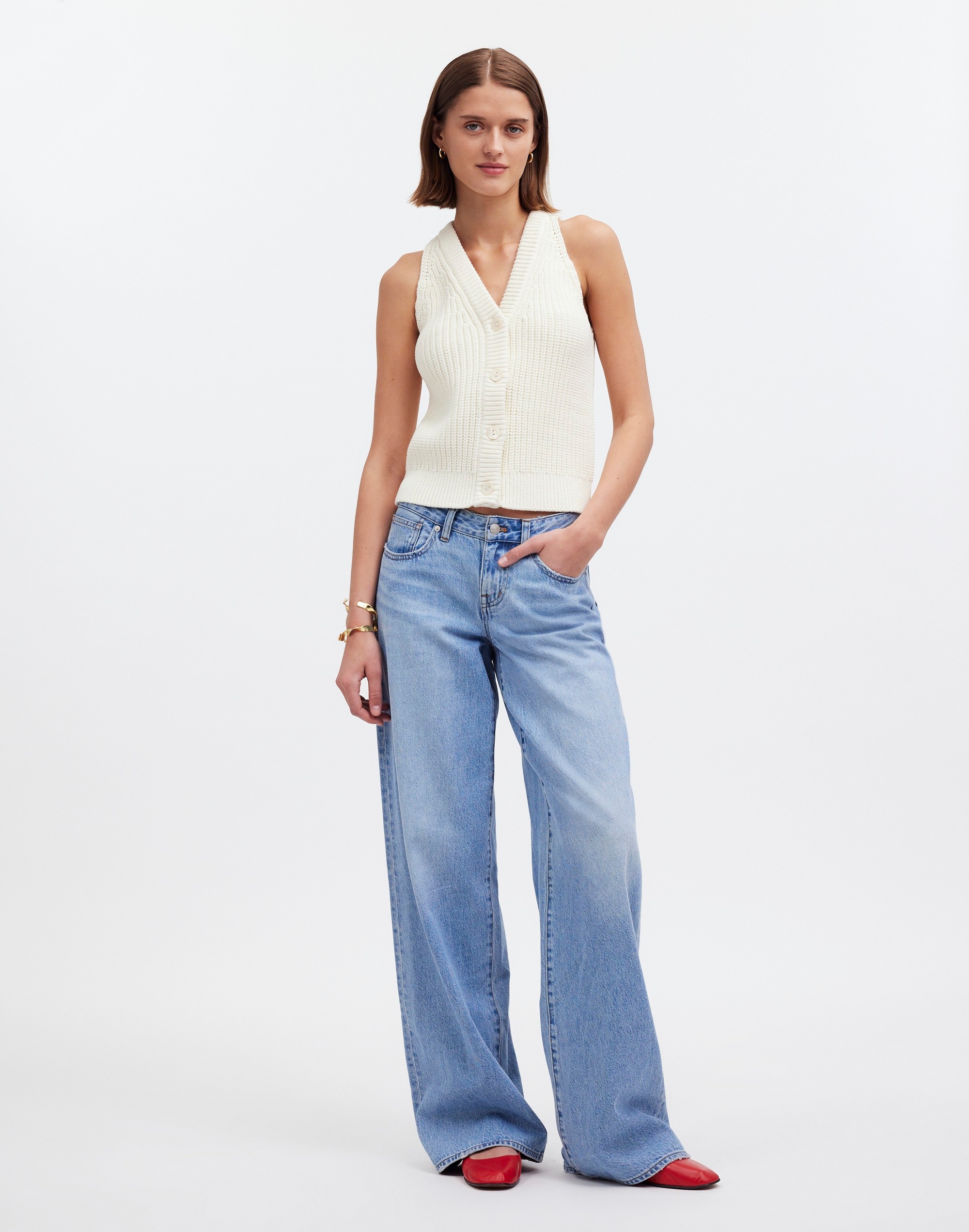 Cutaway Sweater Vest