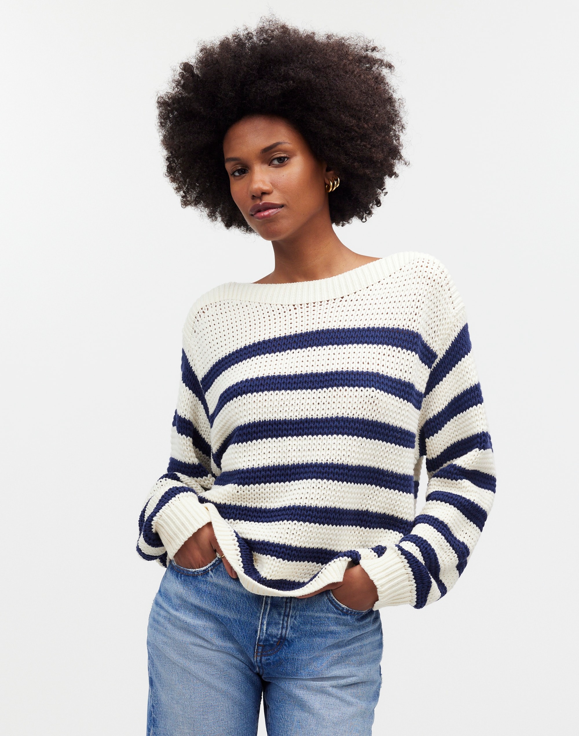 boatneck sweater