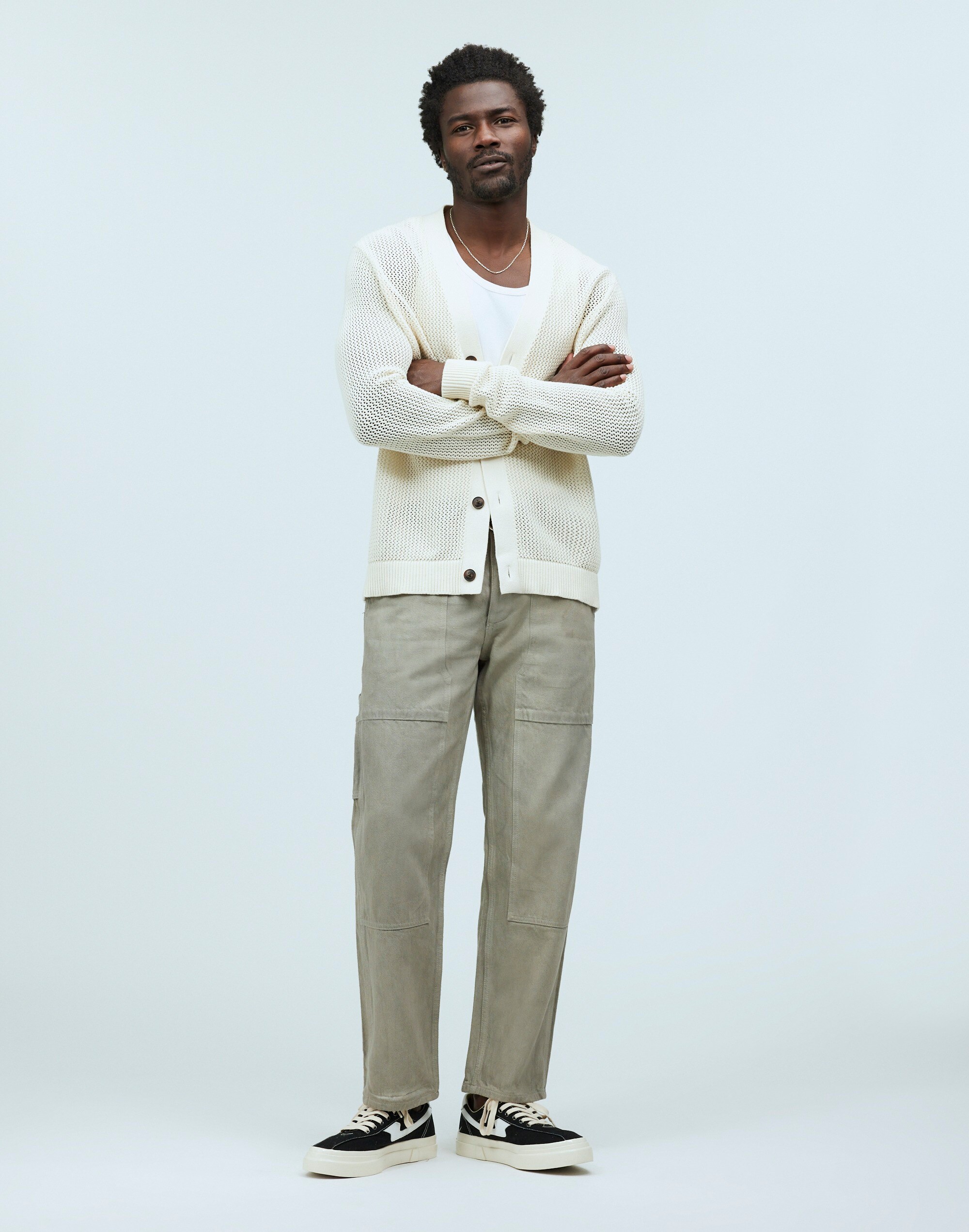 Open-Stitch Cardigan