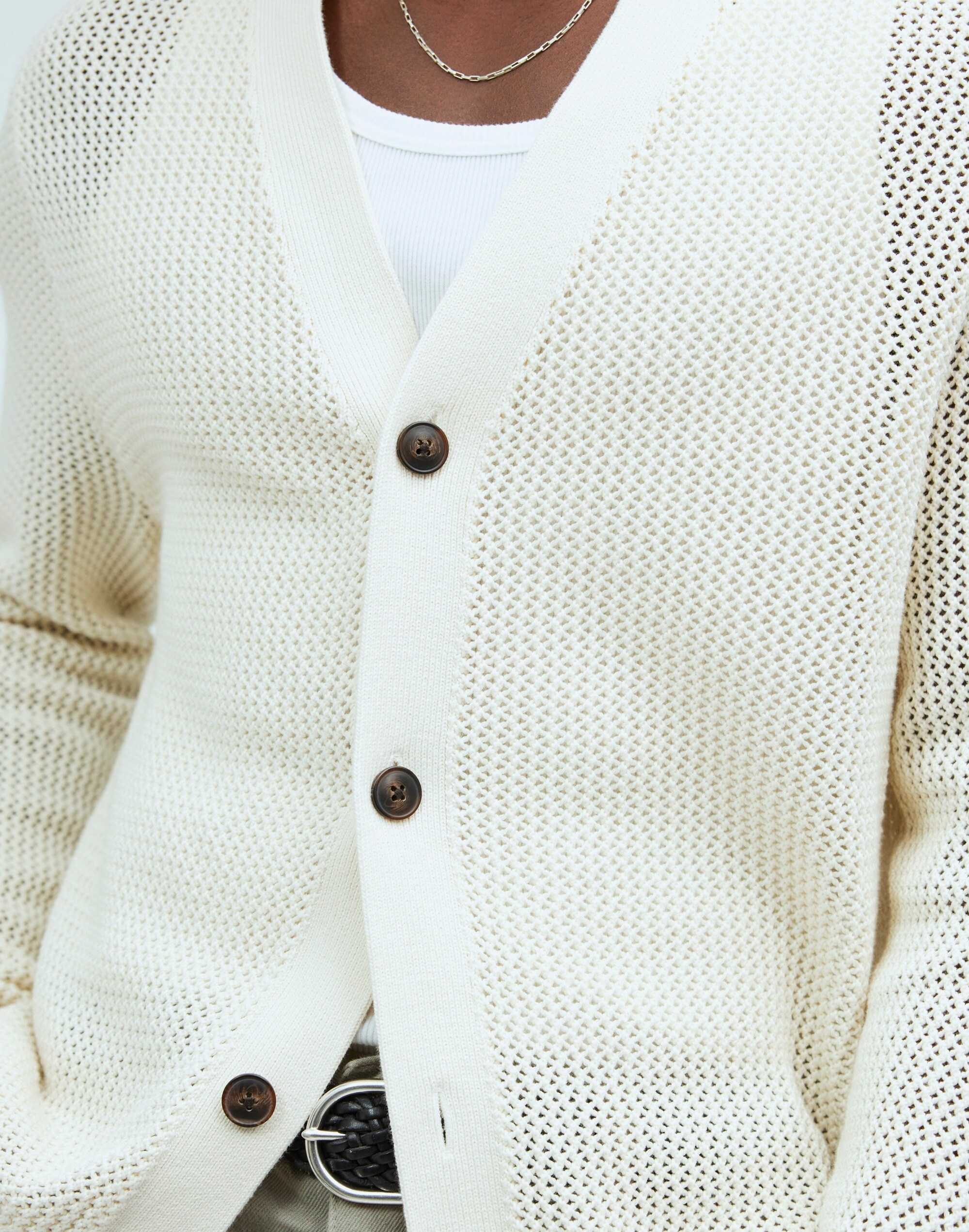 Open-Stitch Cardigan