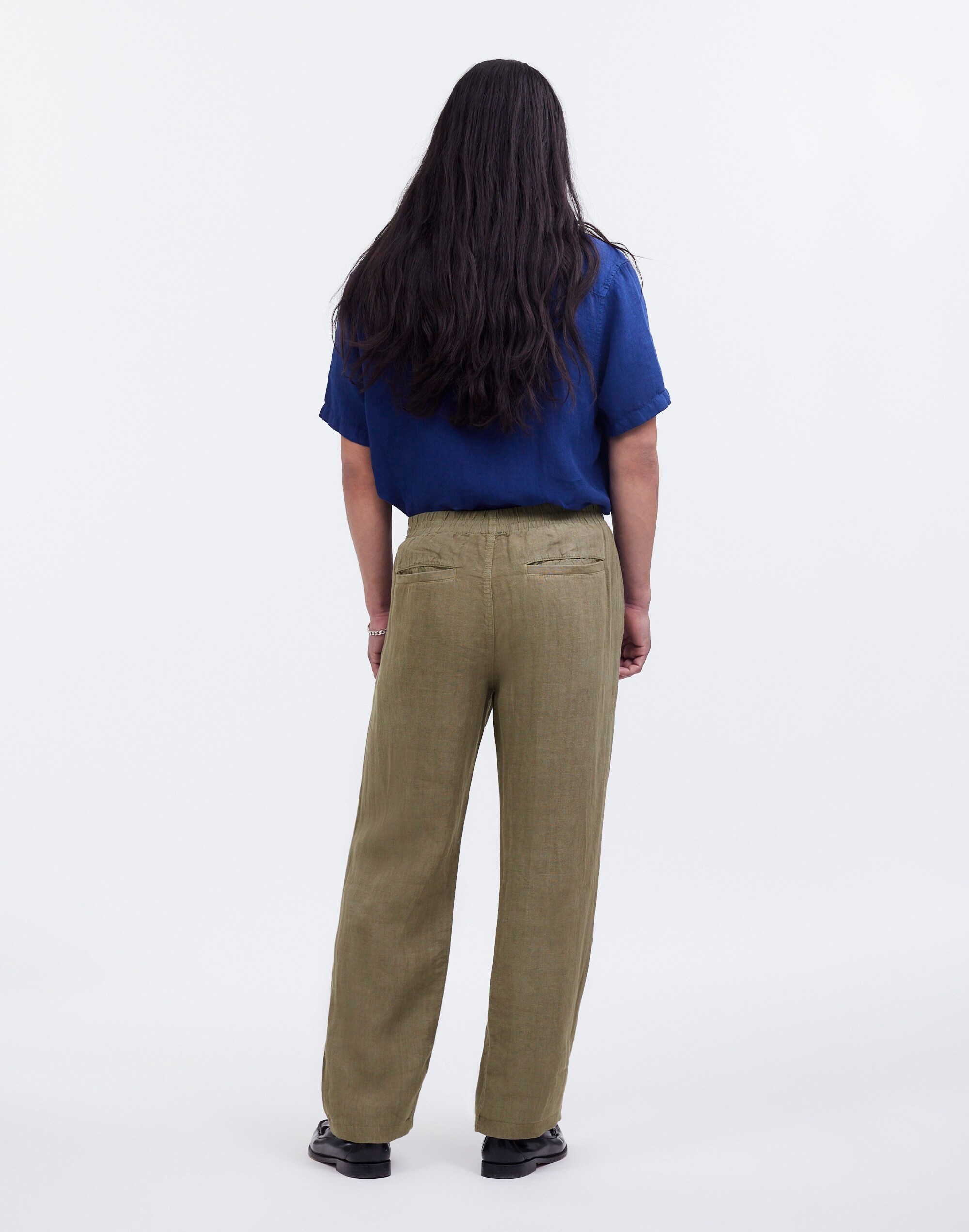 Linen Drawstring Pants
