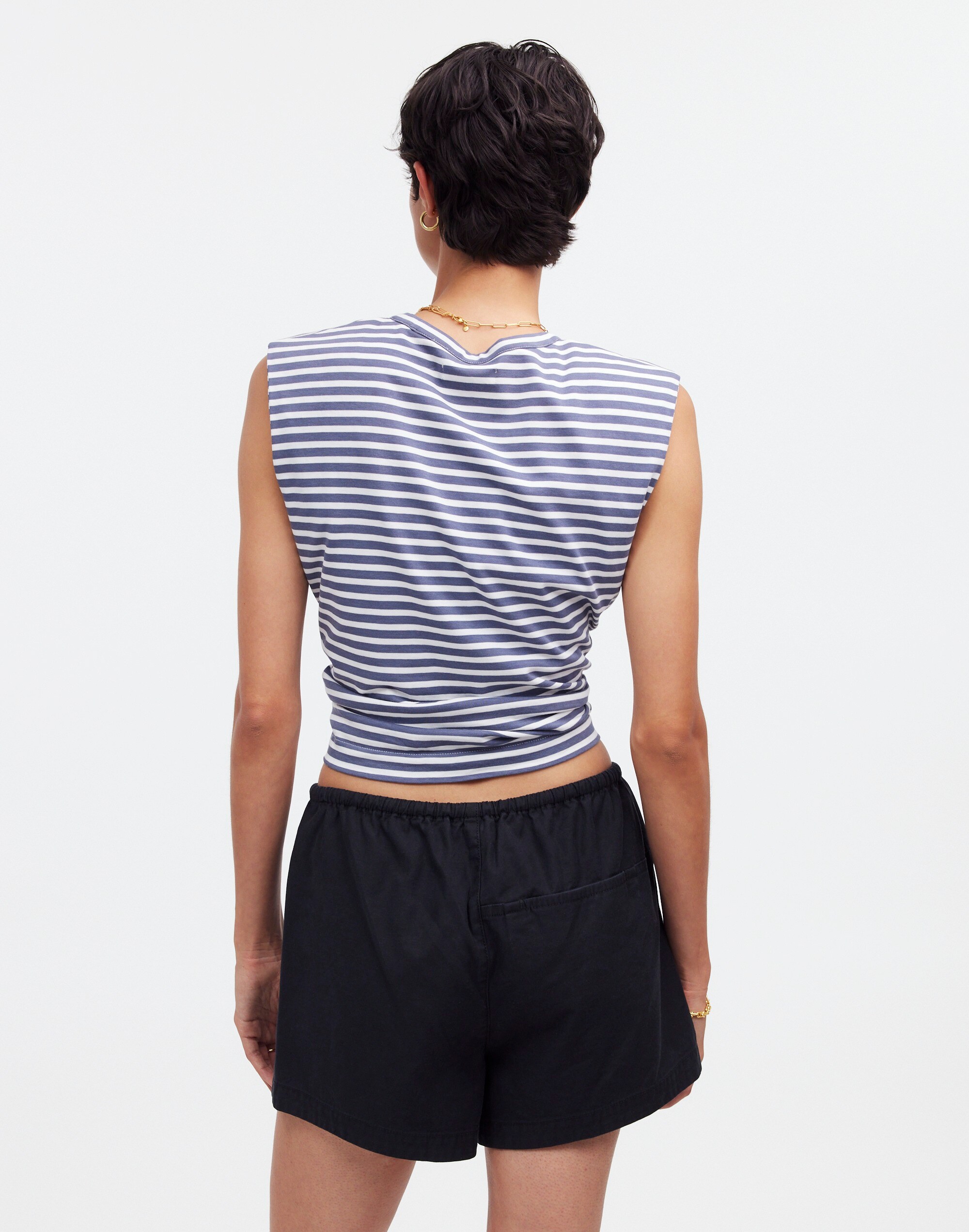 Drawstring Pull-On Shorts