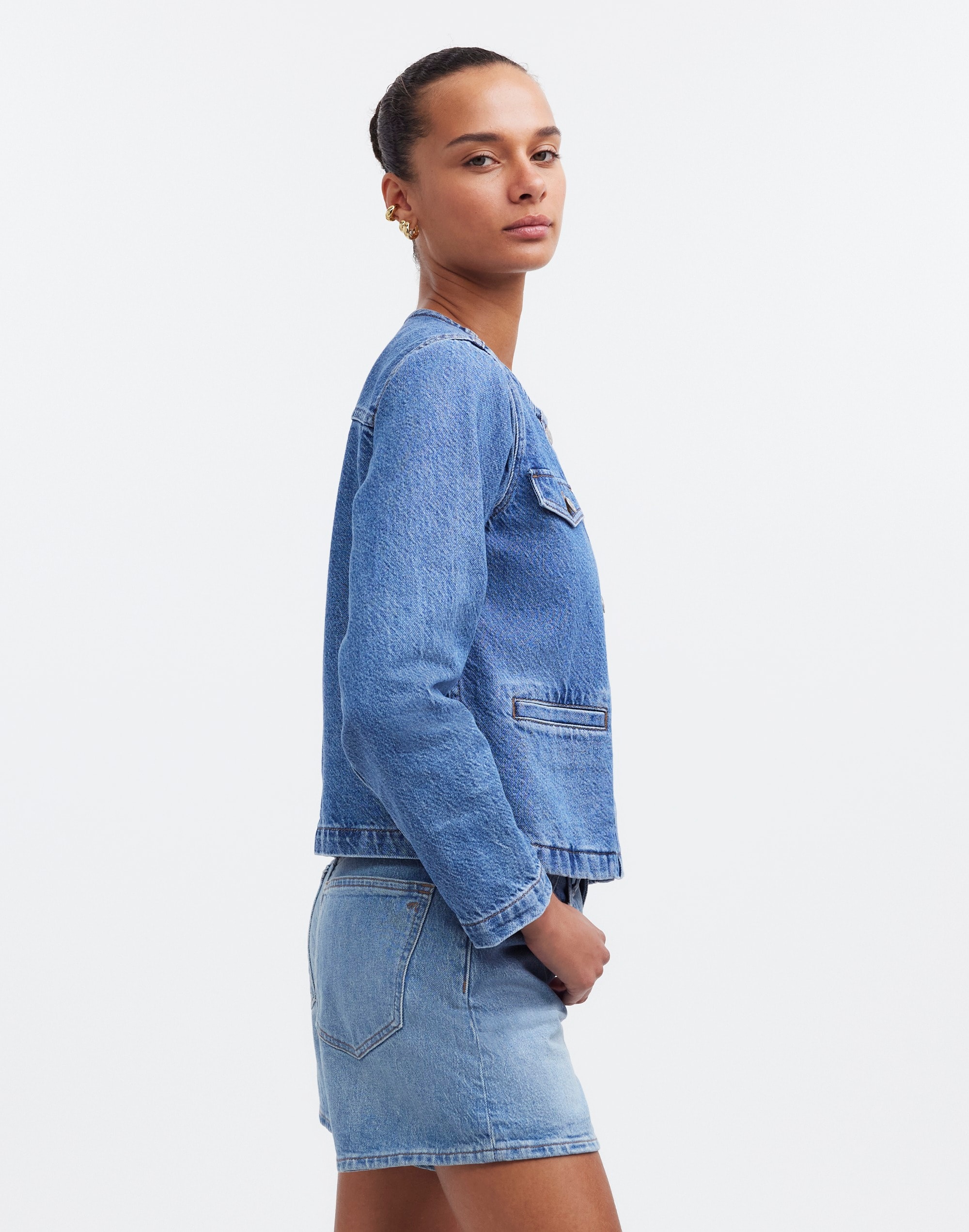 Denim Lady Jacket in Lakecourt Wash