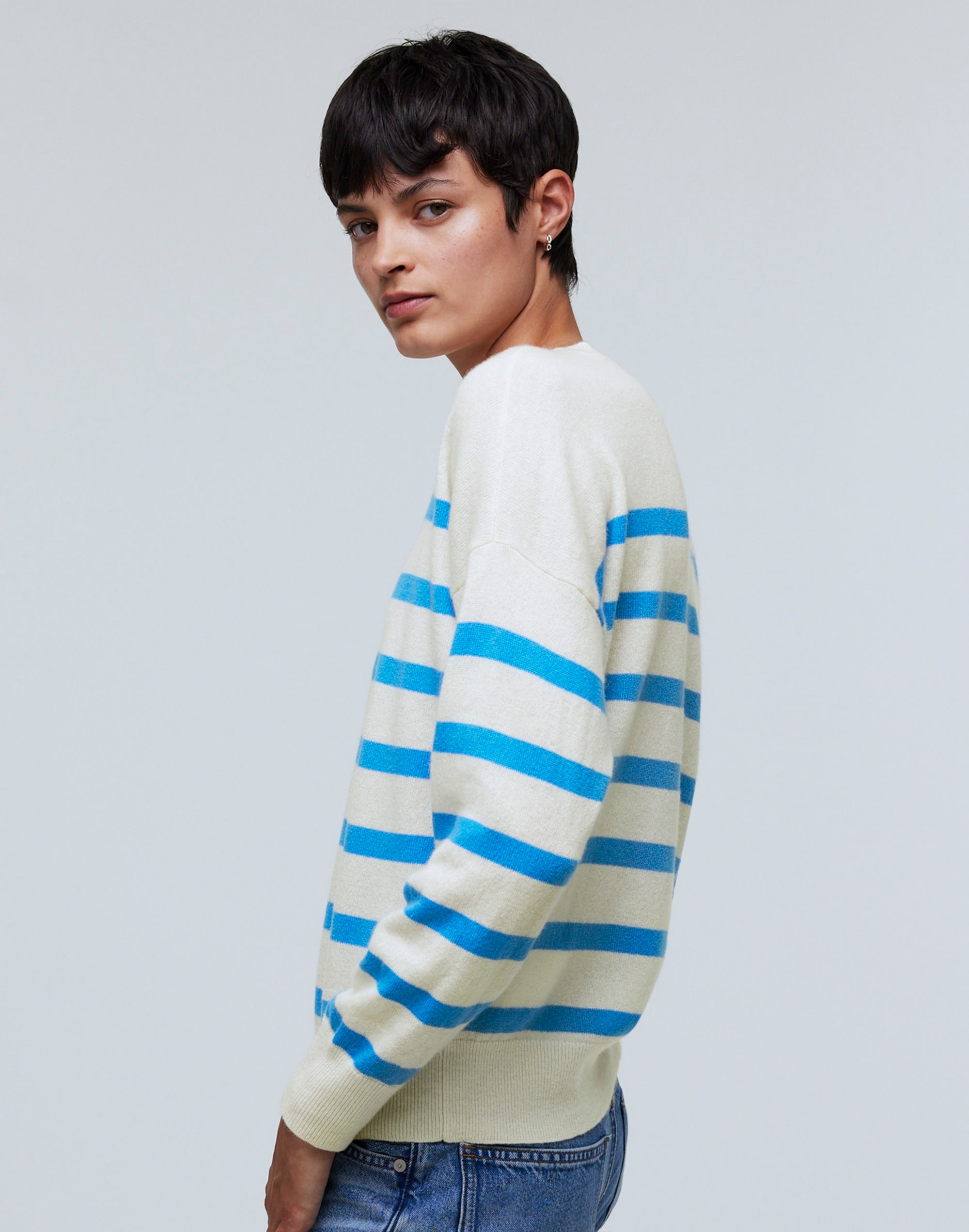 (Re)sponsible Cashmere Oversized Crewneck Sweater