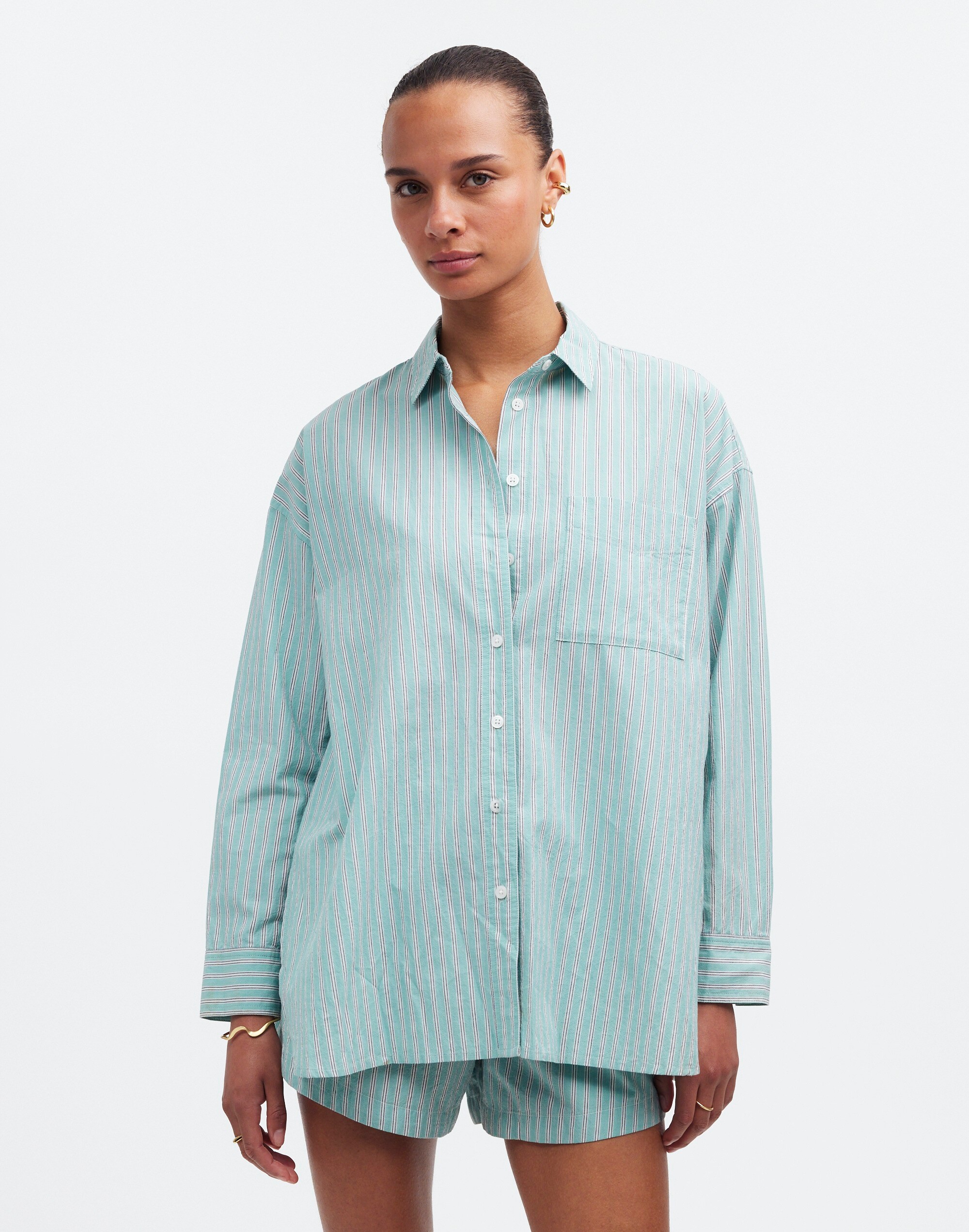 The Signature Poplin Oversized Shirt