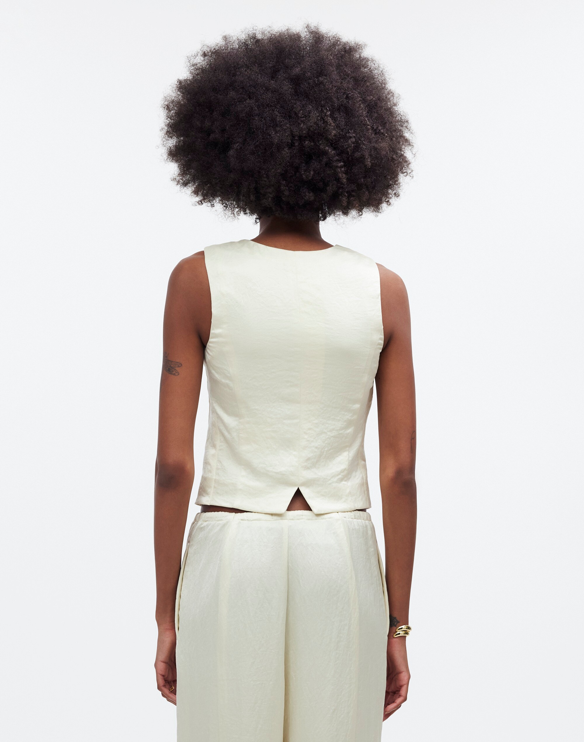 Button-Front Vest Top