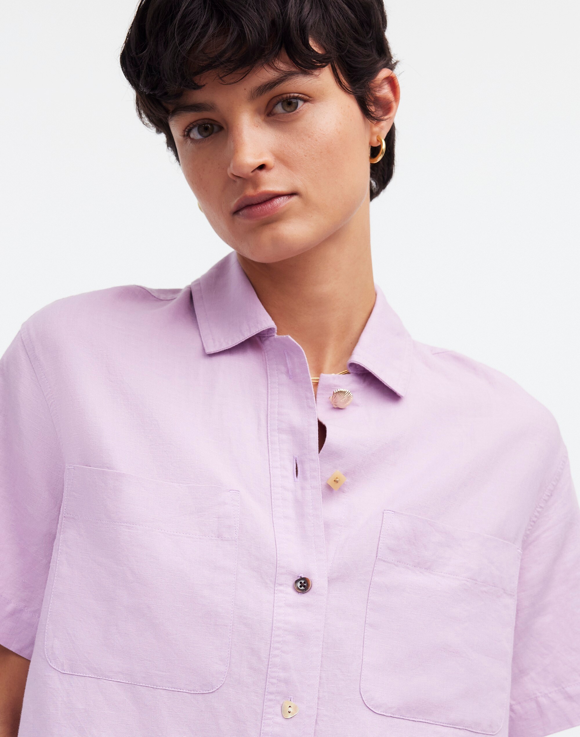 Madewell x Lisa Says Gah! Boxy Utility Shirt