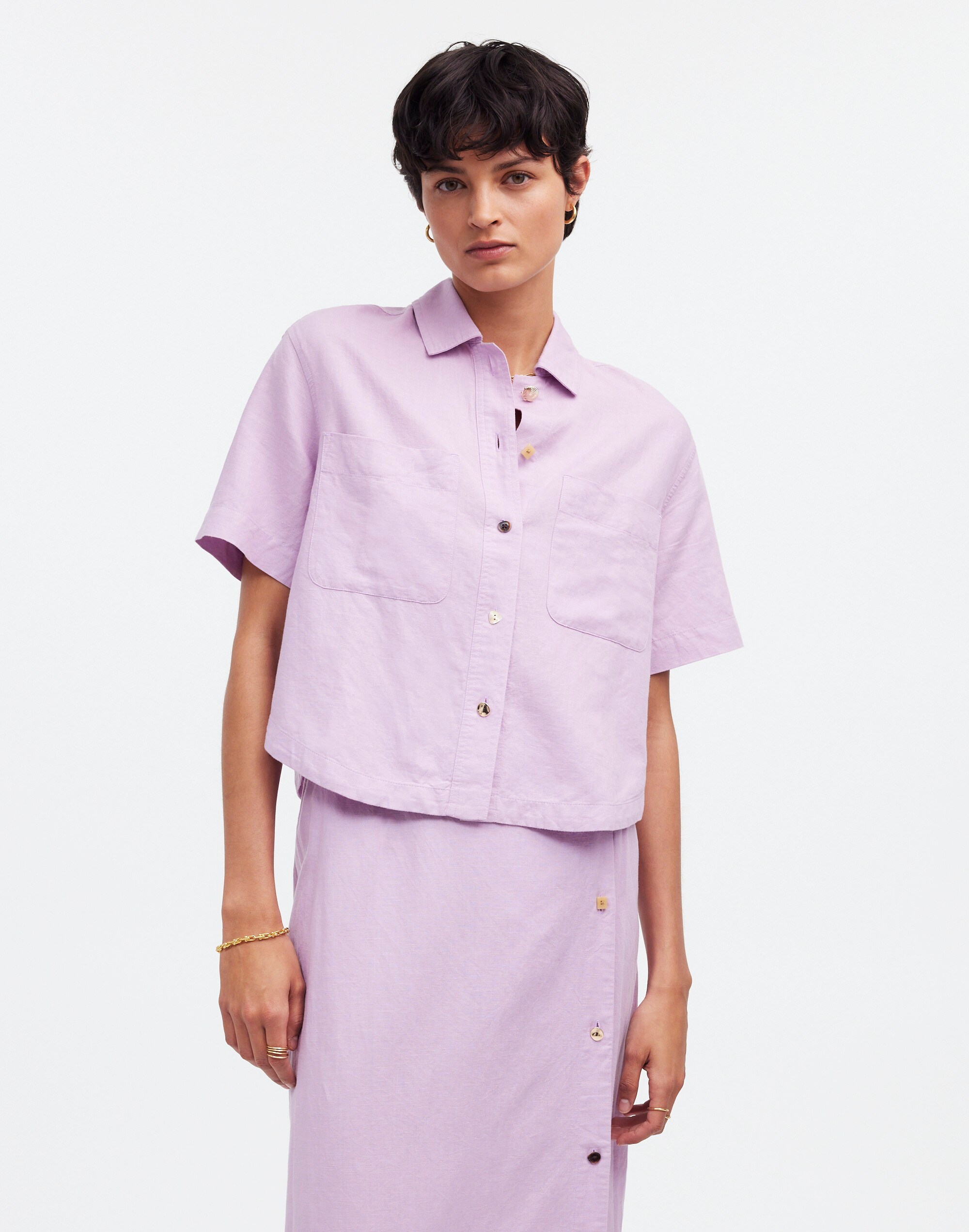 Madewell x Lisa Says Gah! Boxy Utility Shirt