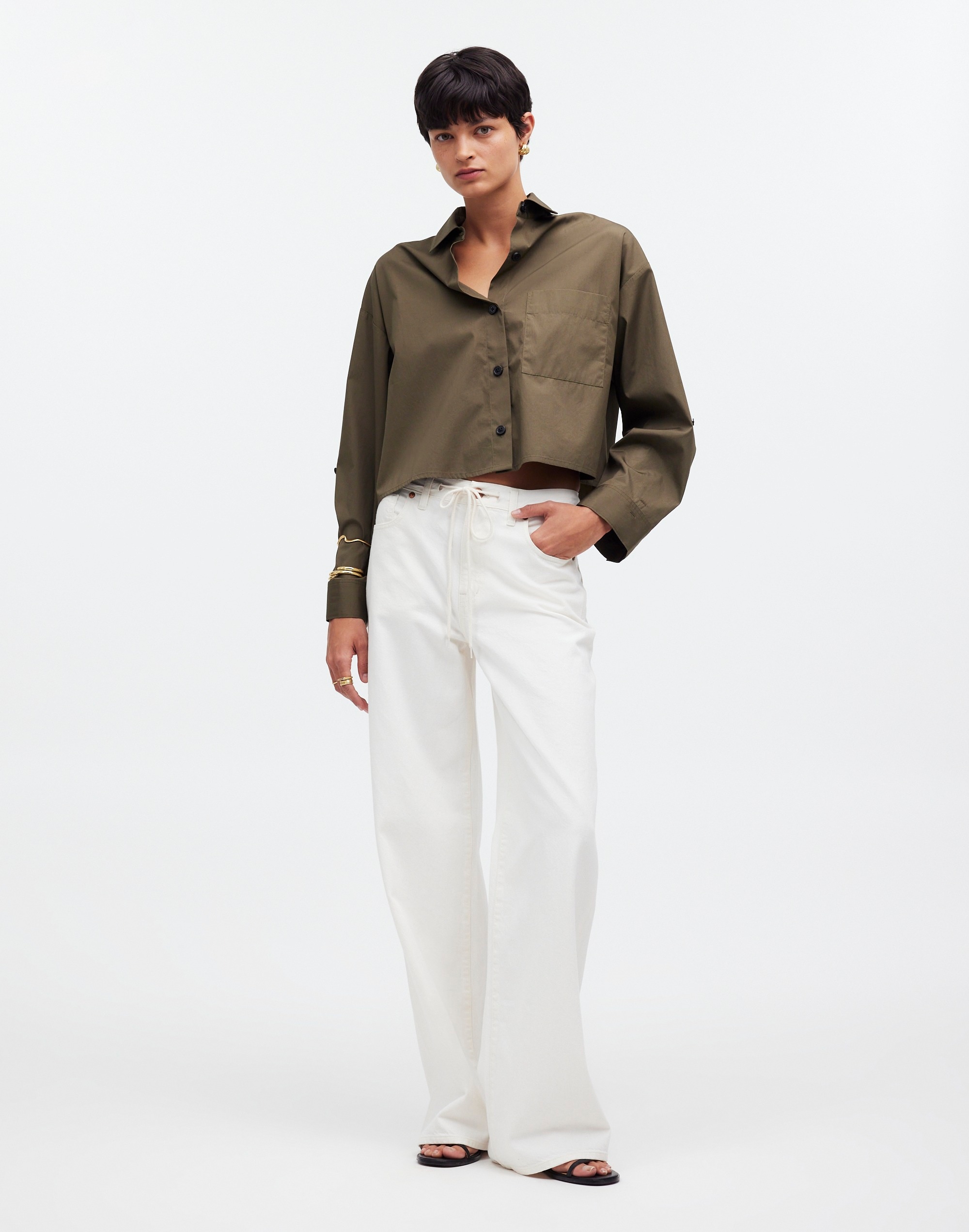 Straight-Hem Shirt