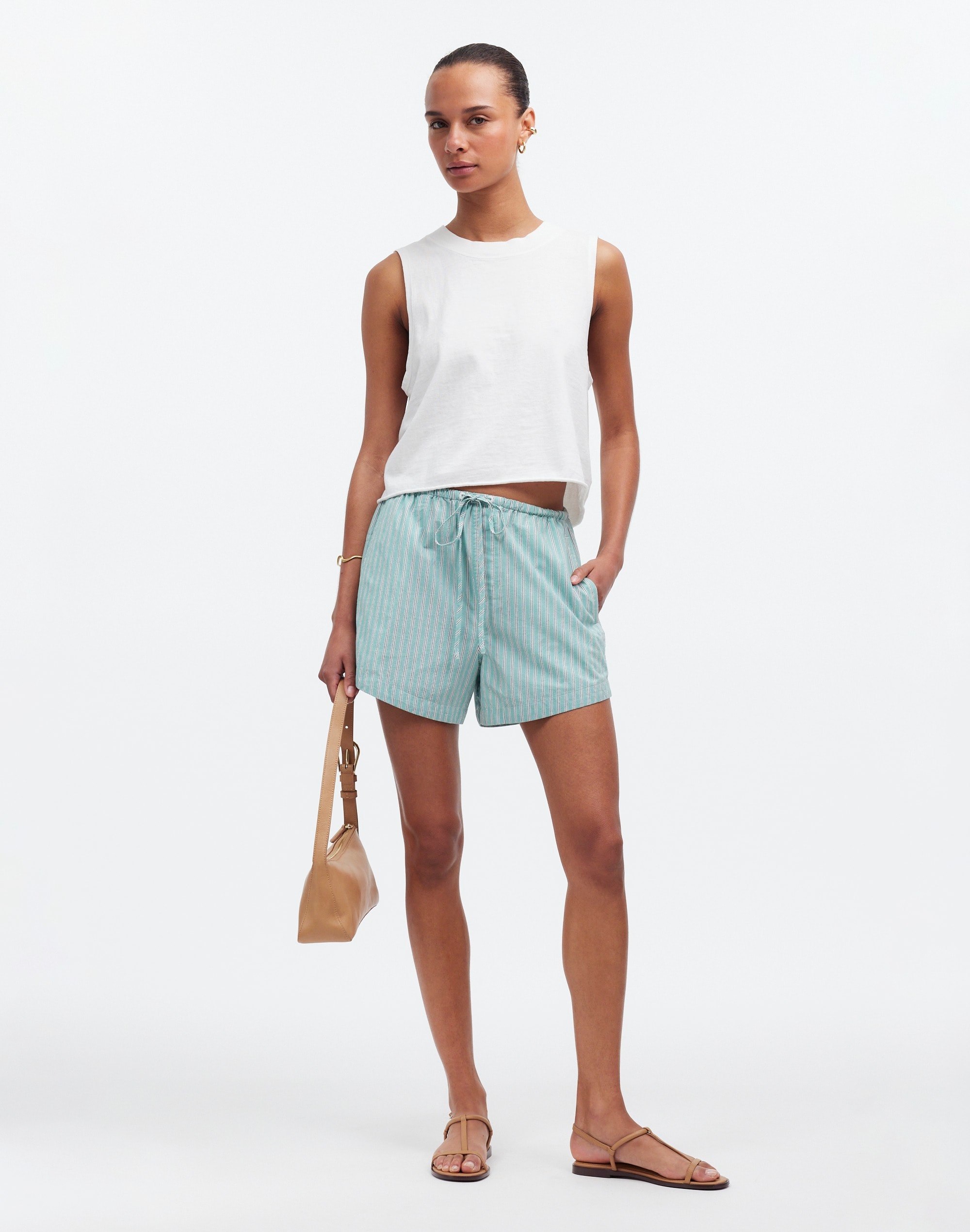 Drawstring Pull-On Shorts