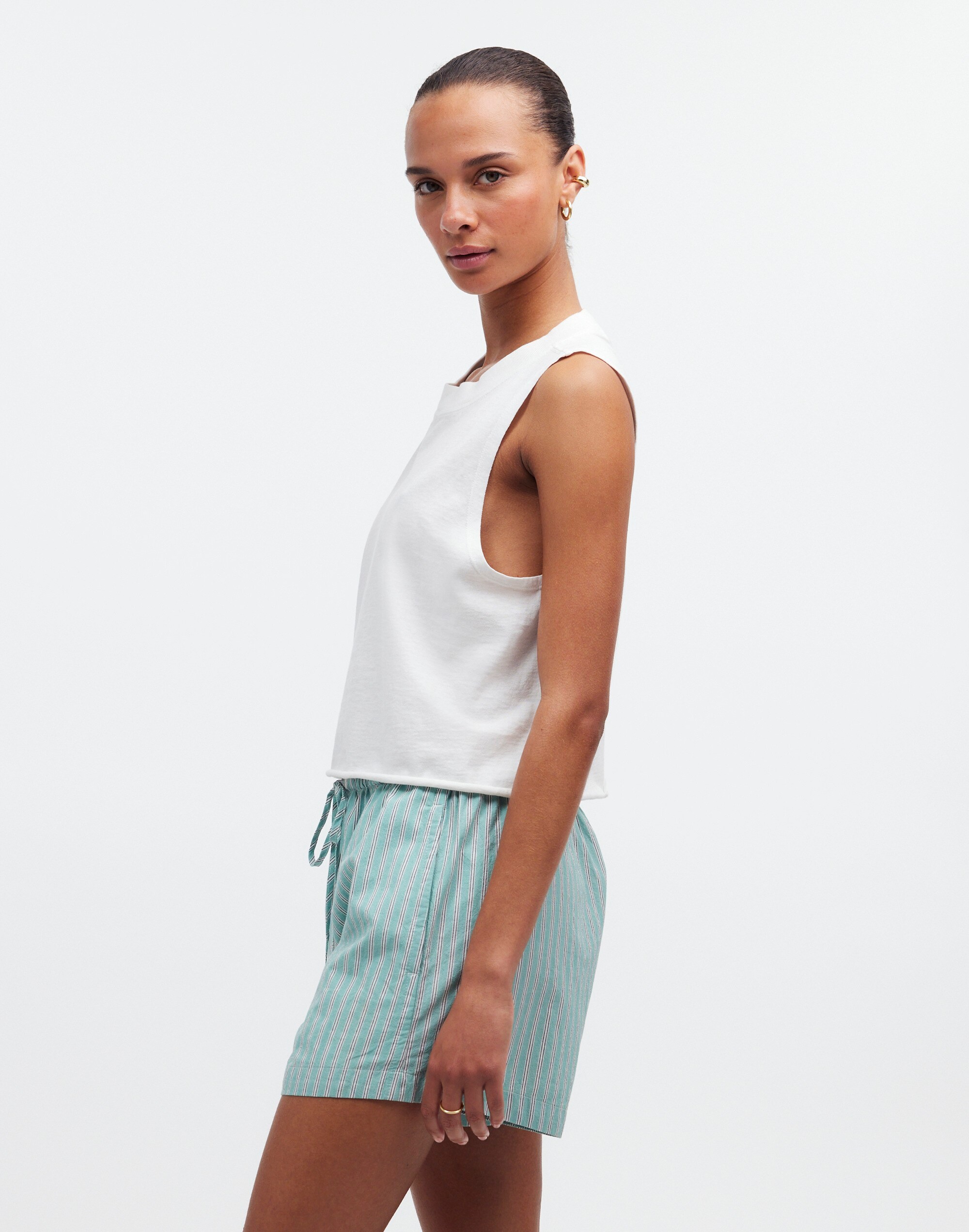 Drawstring Pull-On Shorts