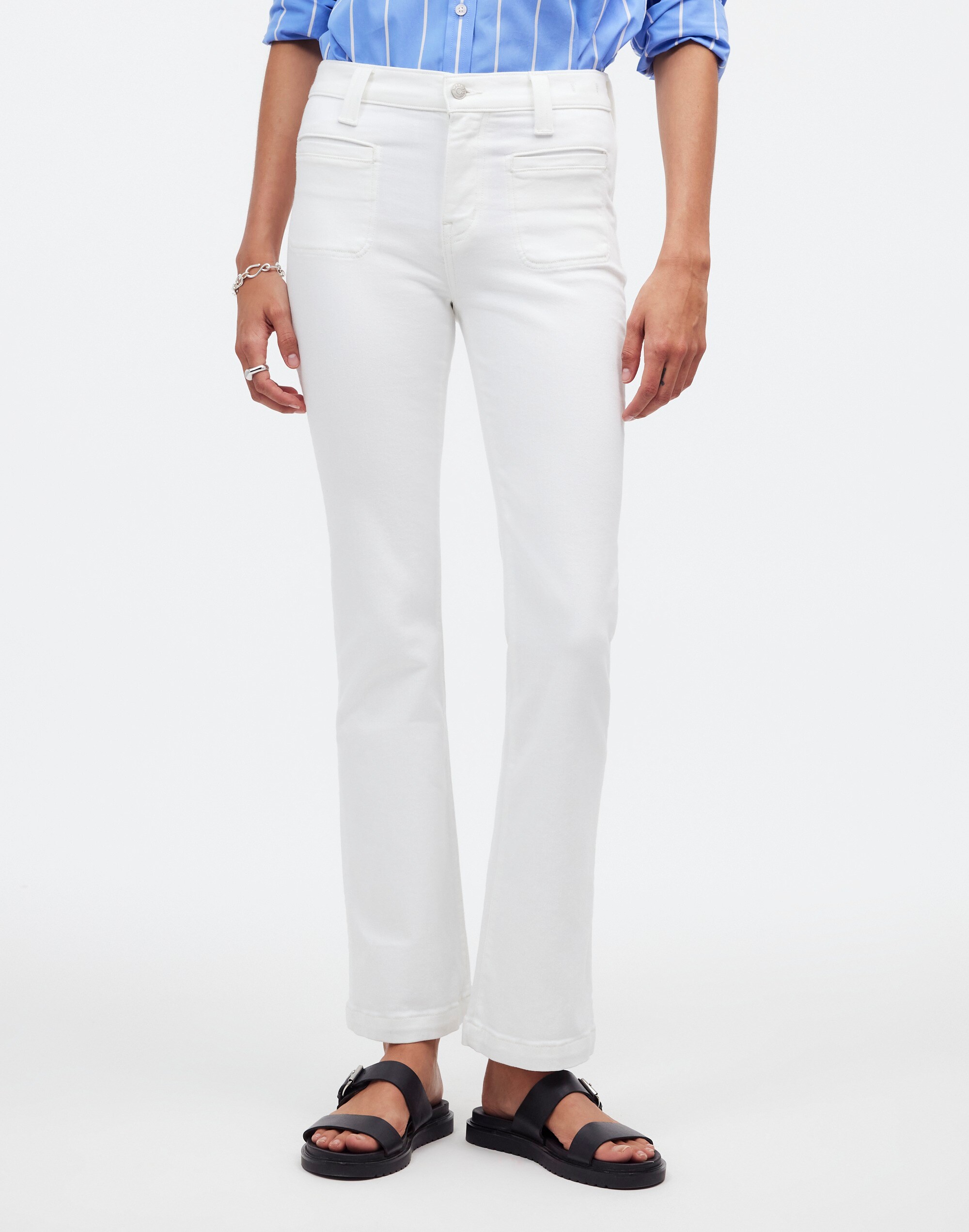 Petite Kick Out Crop Jeans