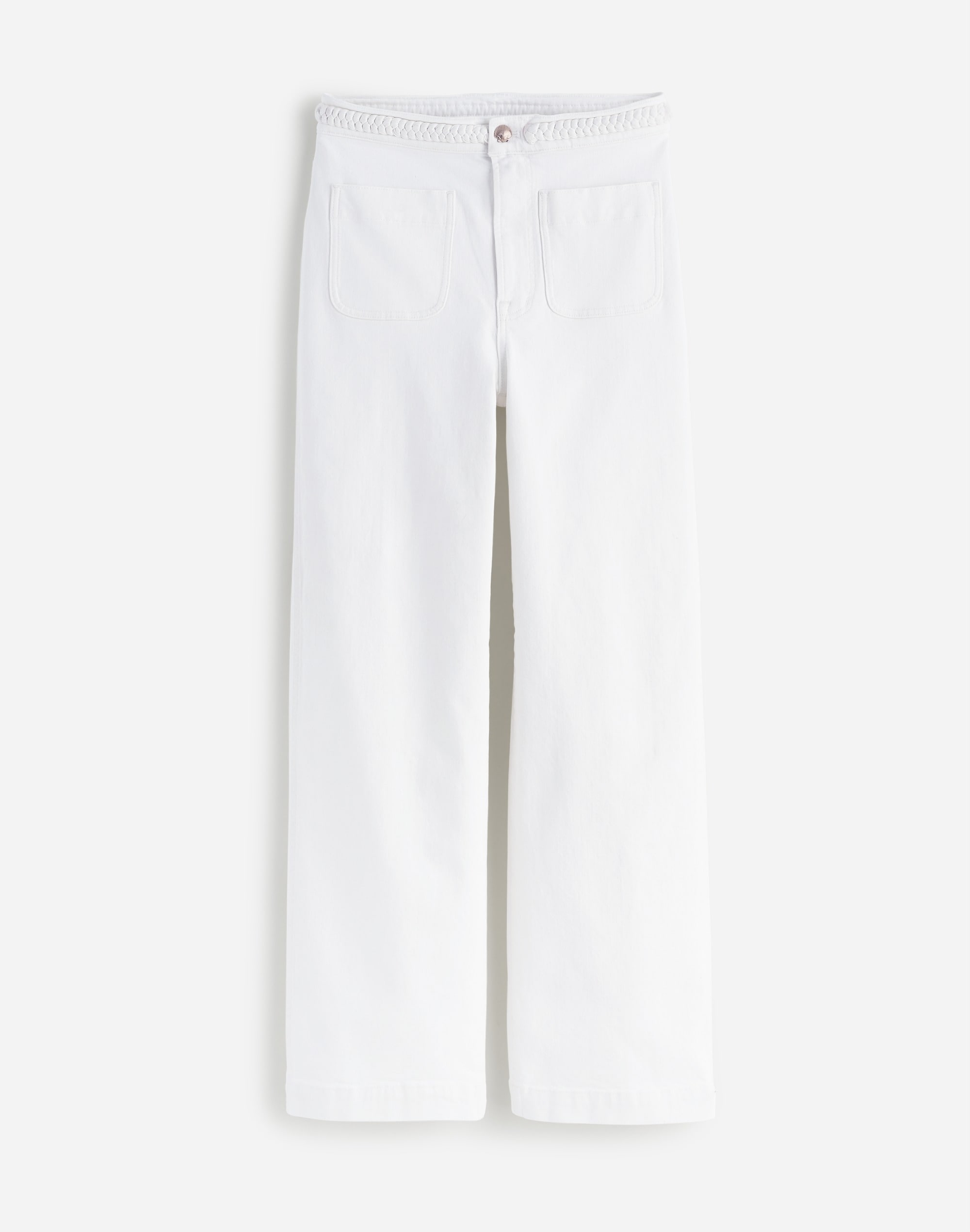 Madewell x Lisa Says Gah! The Perfect Vintage Wide-Leg Crop Jean in Eyelet White
