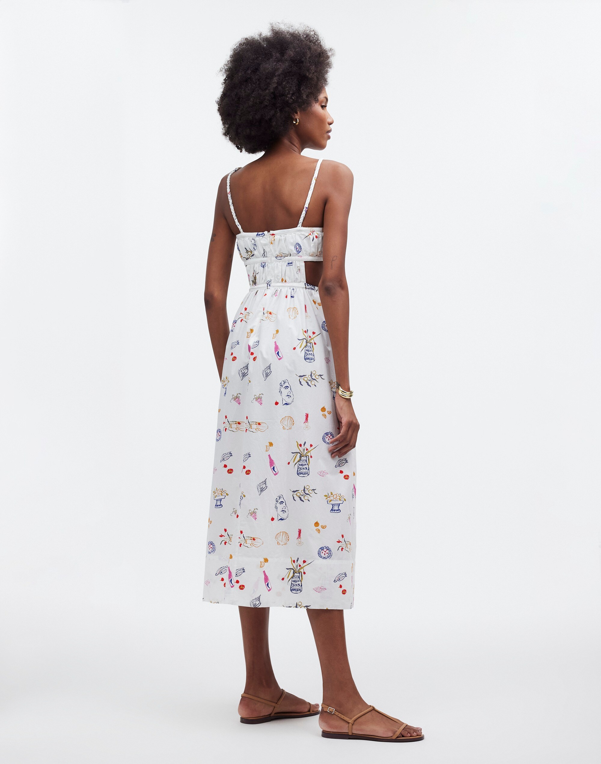 Madewell x Lisa Says Gah! Cutout Midi Dress