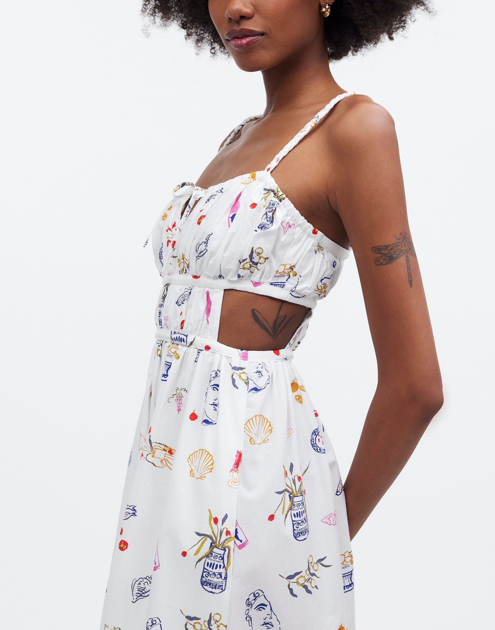 Madewell x Lisa Says Gah! Cutout Midi Dress