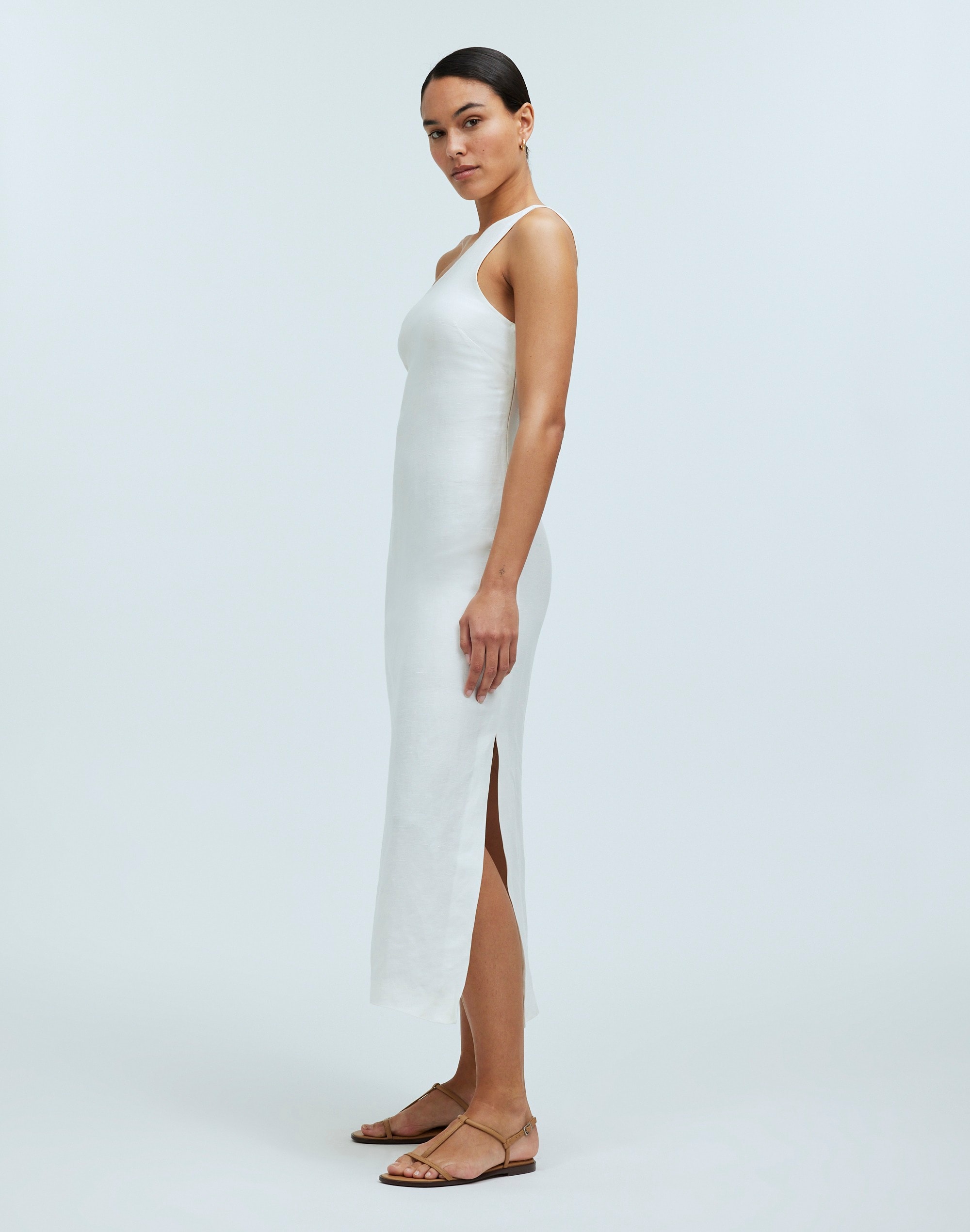 One-Shoulder Midi Dress