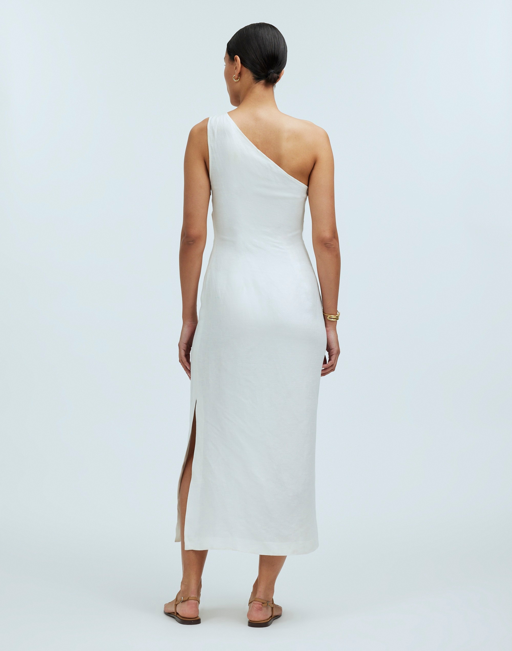 One-Shoulder Midi Dress