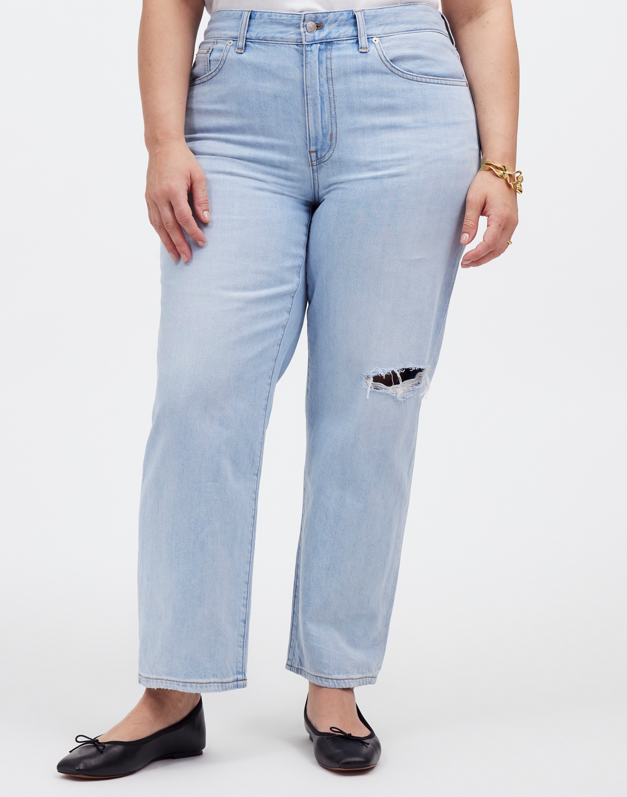 The Plus '90s Straight Crop Jean