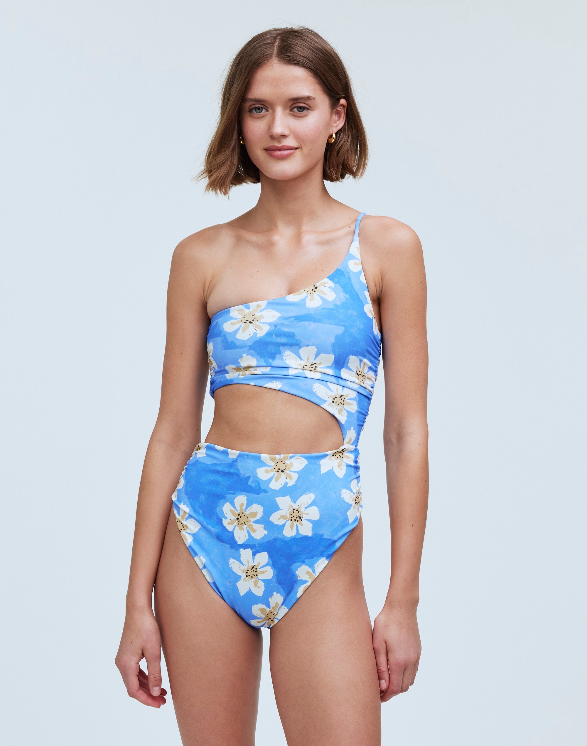 Mw Zulu &amp; Zephyr Hawaii Ruched One-piece Swimsuit