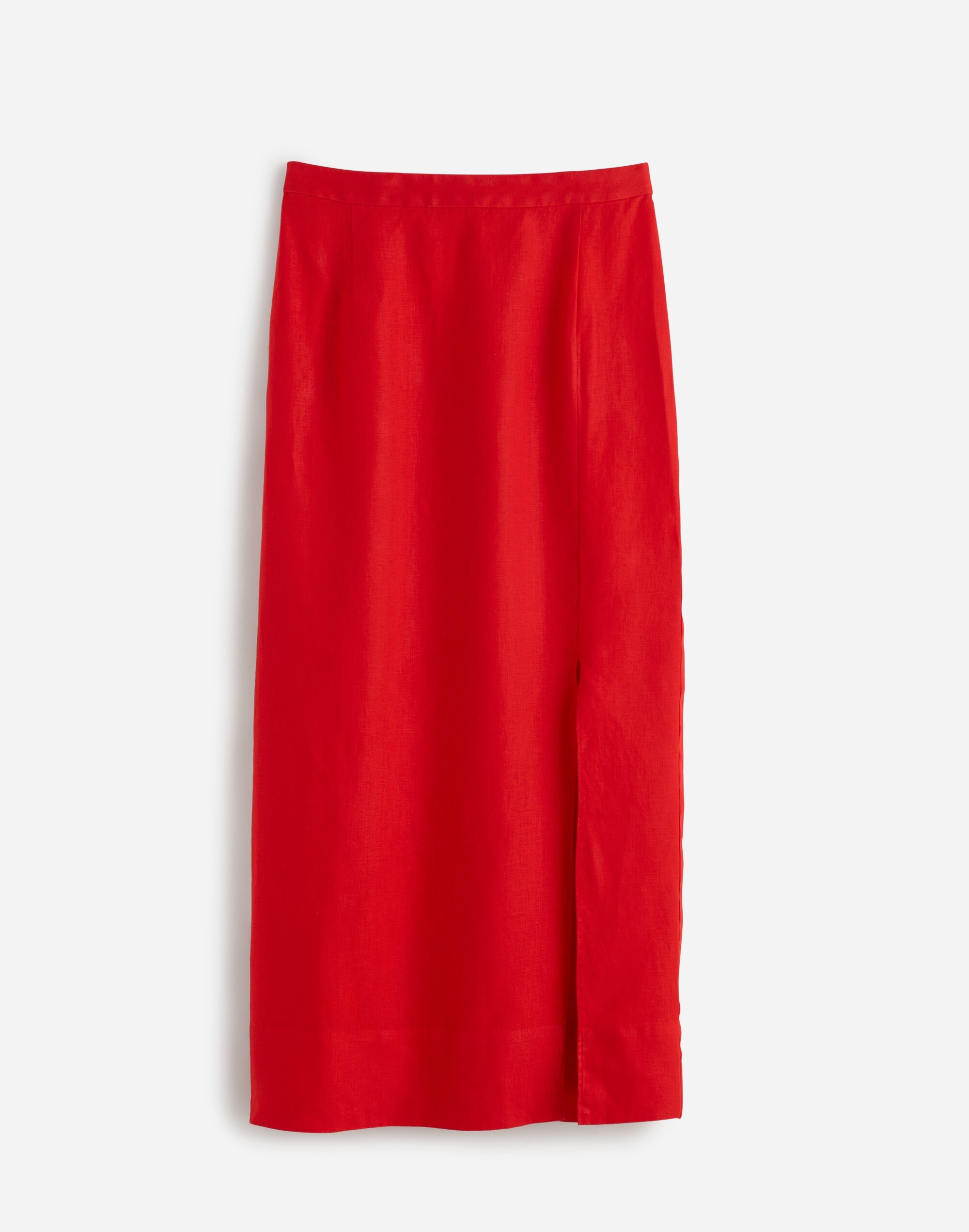 Column Maxi Skirt in 100% Linen