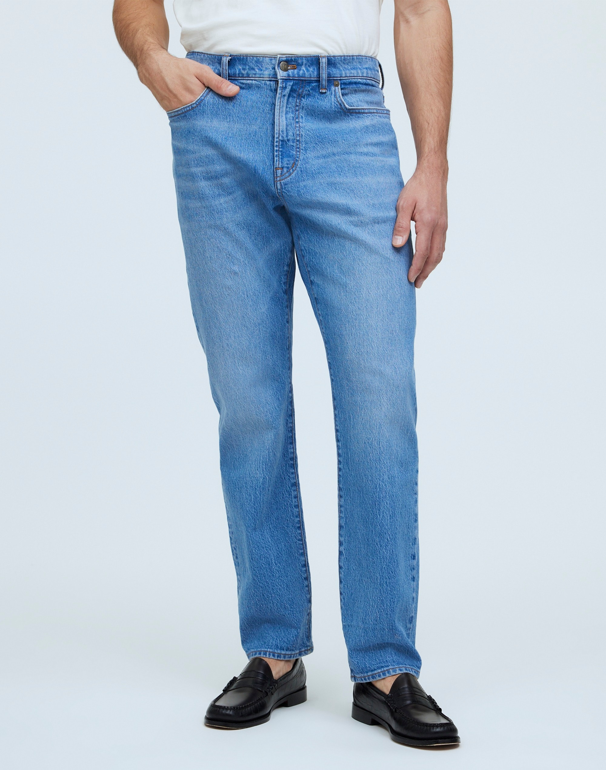 Shop Mw The Athletic 1991 Straight-leg Jean In Mainshore Wash
