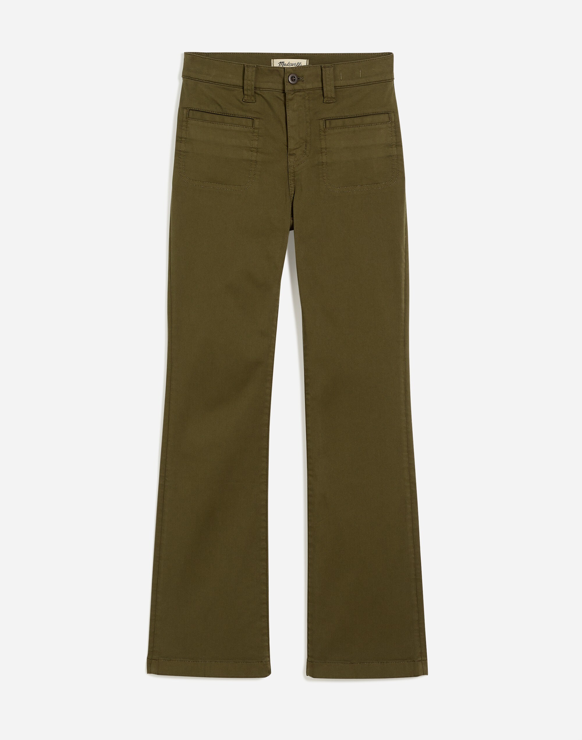 Kick Out Crop Pants in Garment-Dyed Sateen
