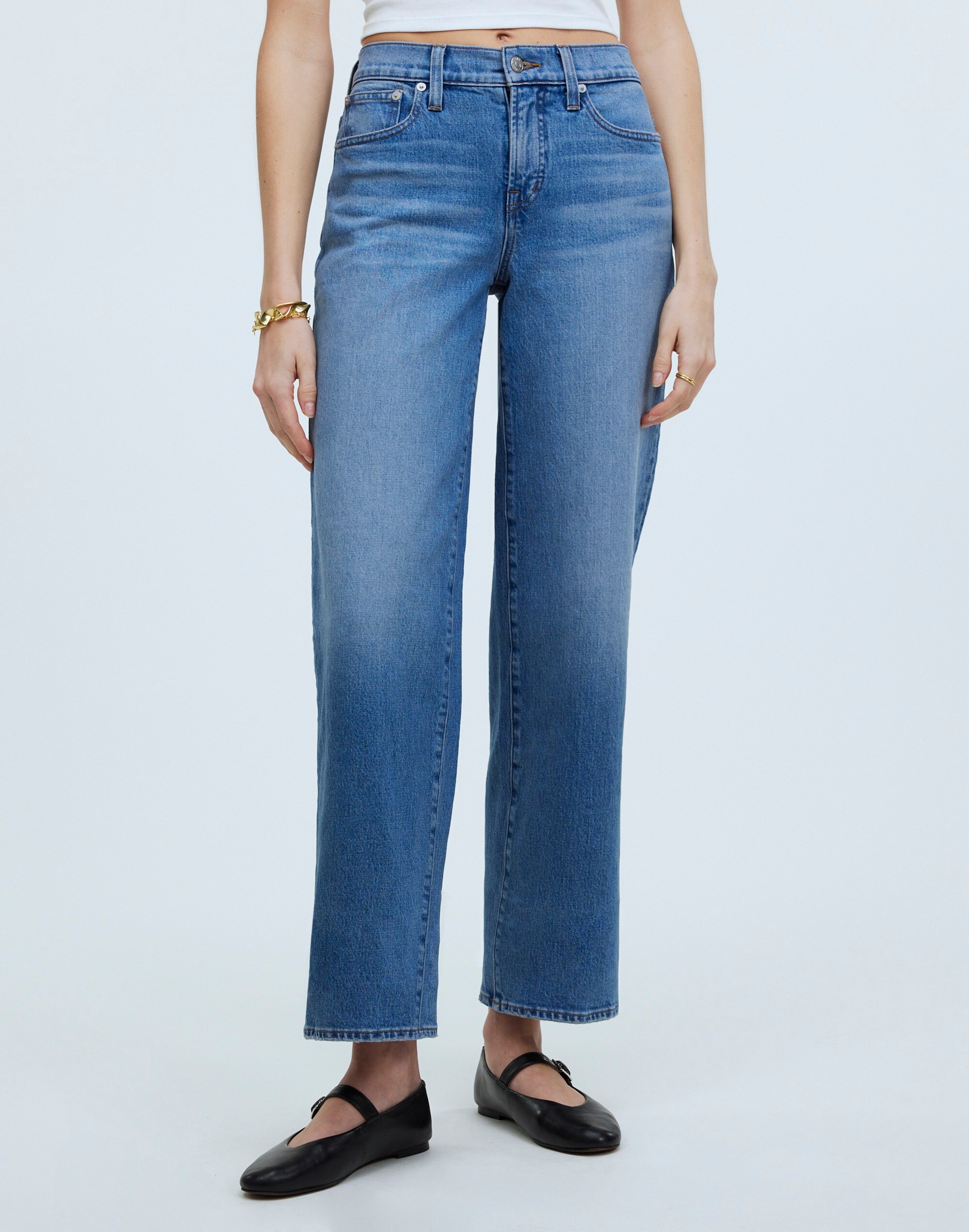 The Perfect Vintage Mid-Rise Wide-Leg Jean