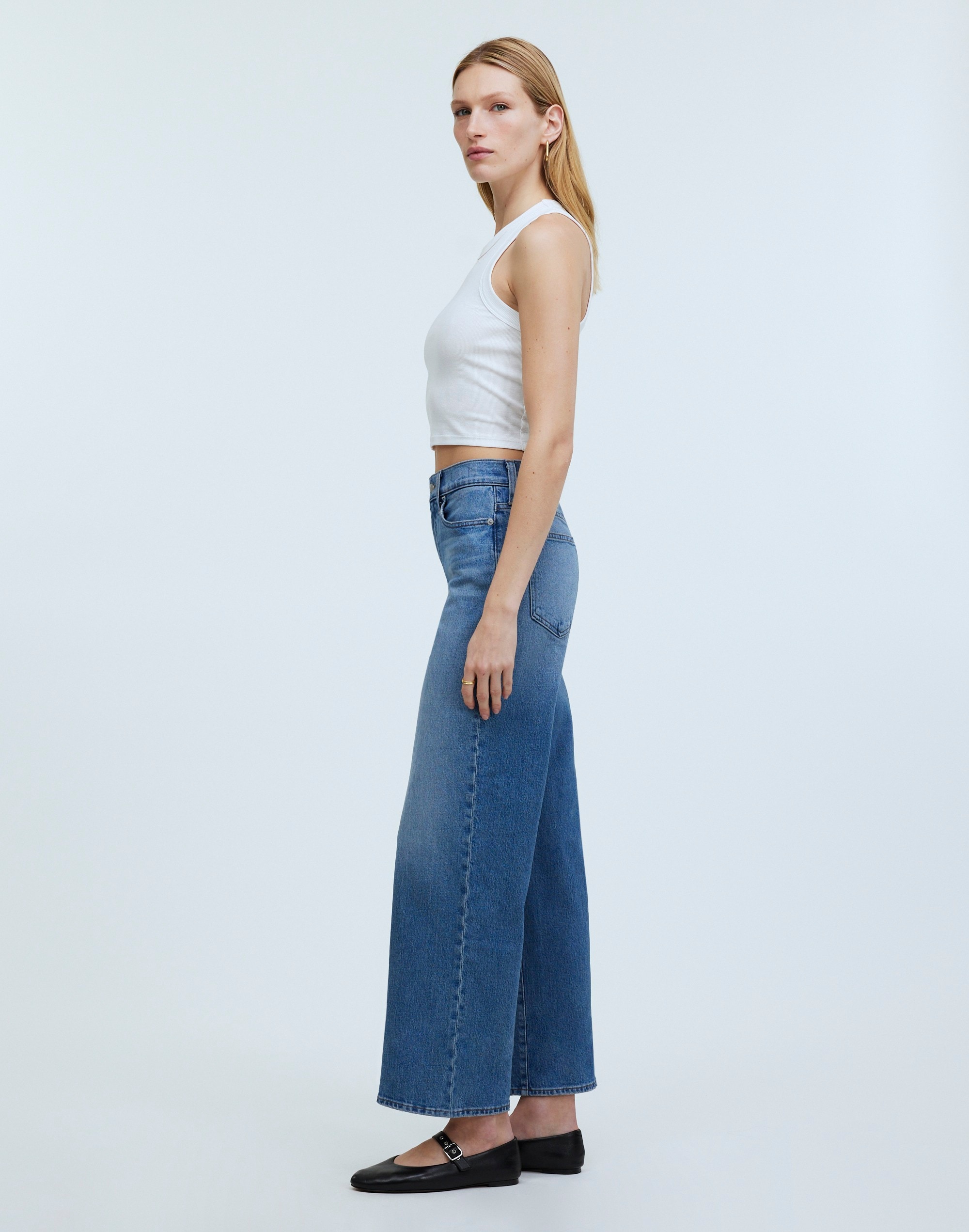 The Perfect Vintage Mid-Rise Wide-Leg Jean
