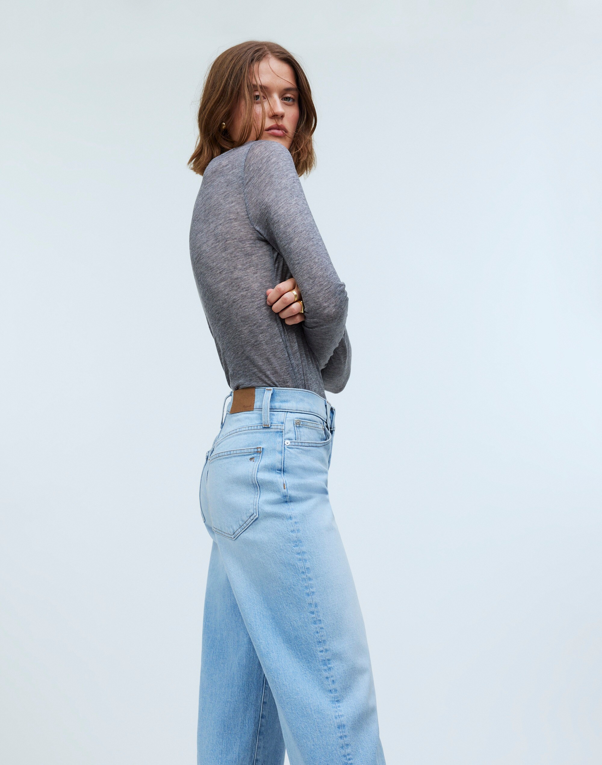 The Perfect Vintage Mid-Rise Wide-Leg Jean