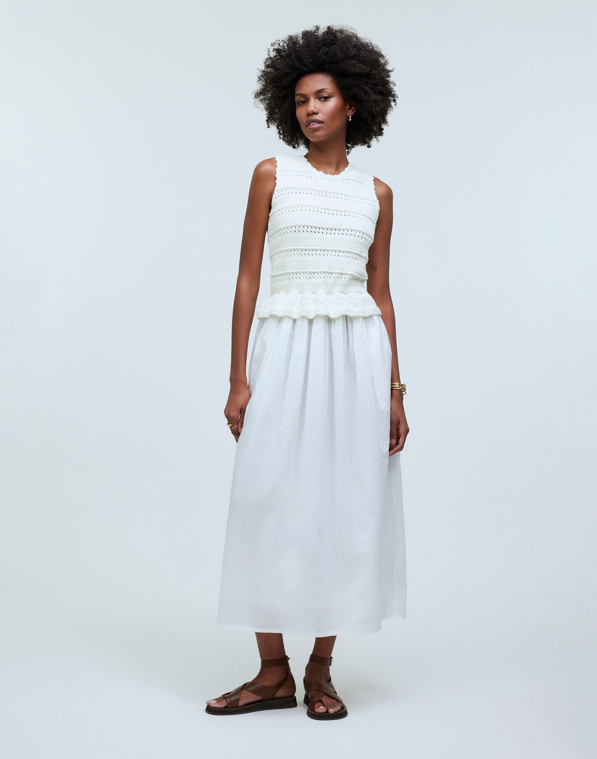 banjanan heather crochet dress