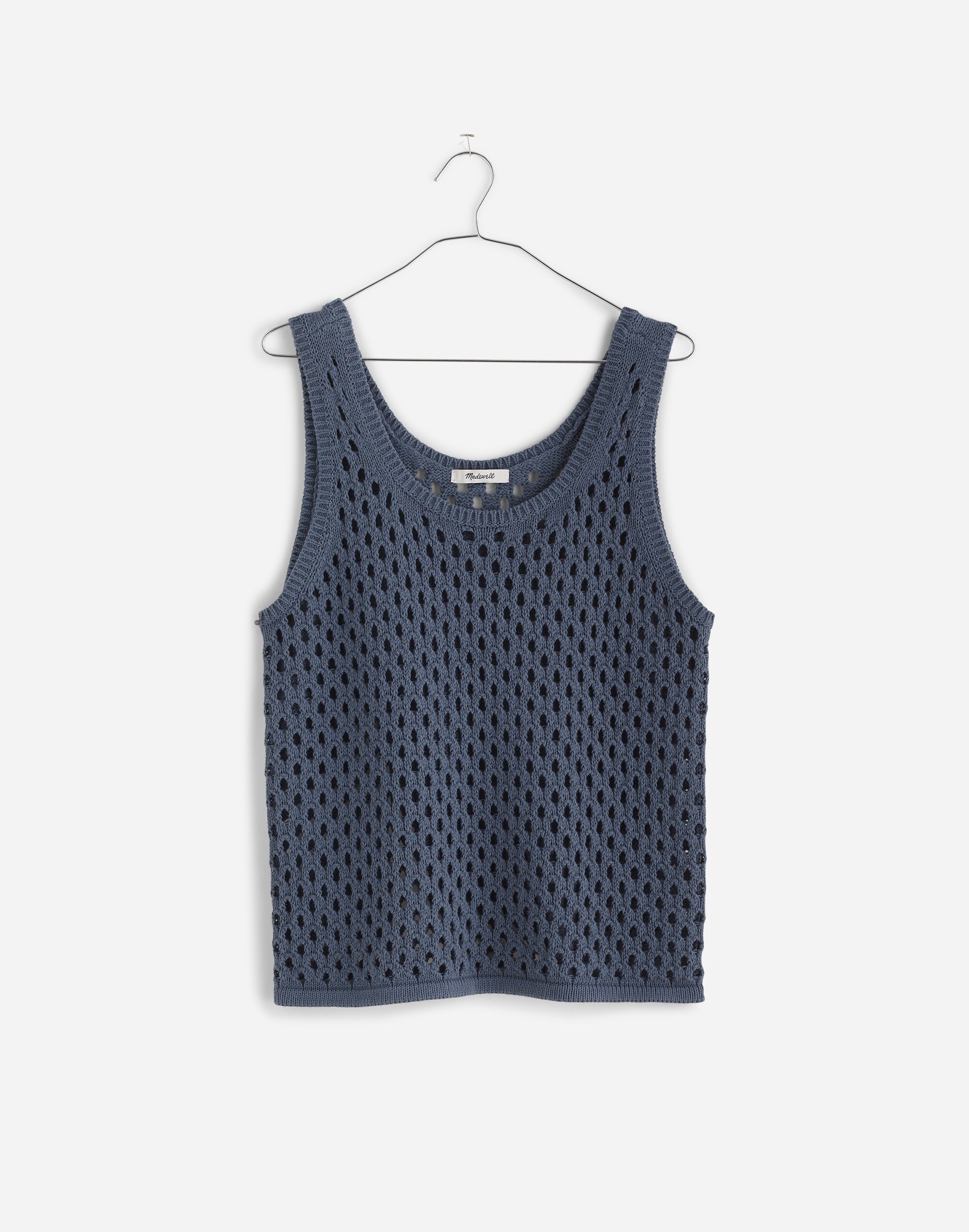 Open-Stitch Sweater Tank