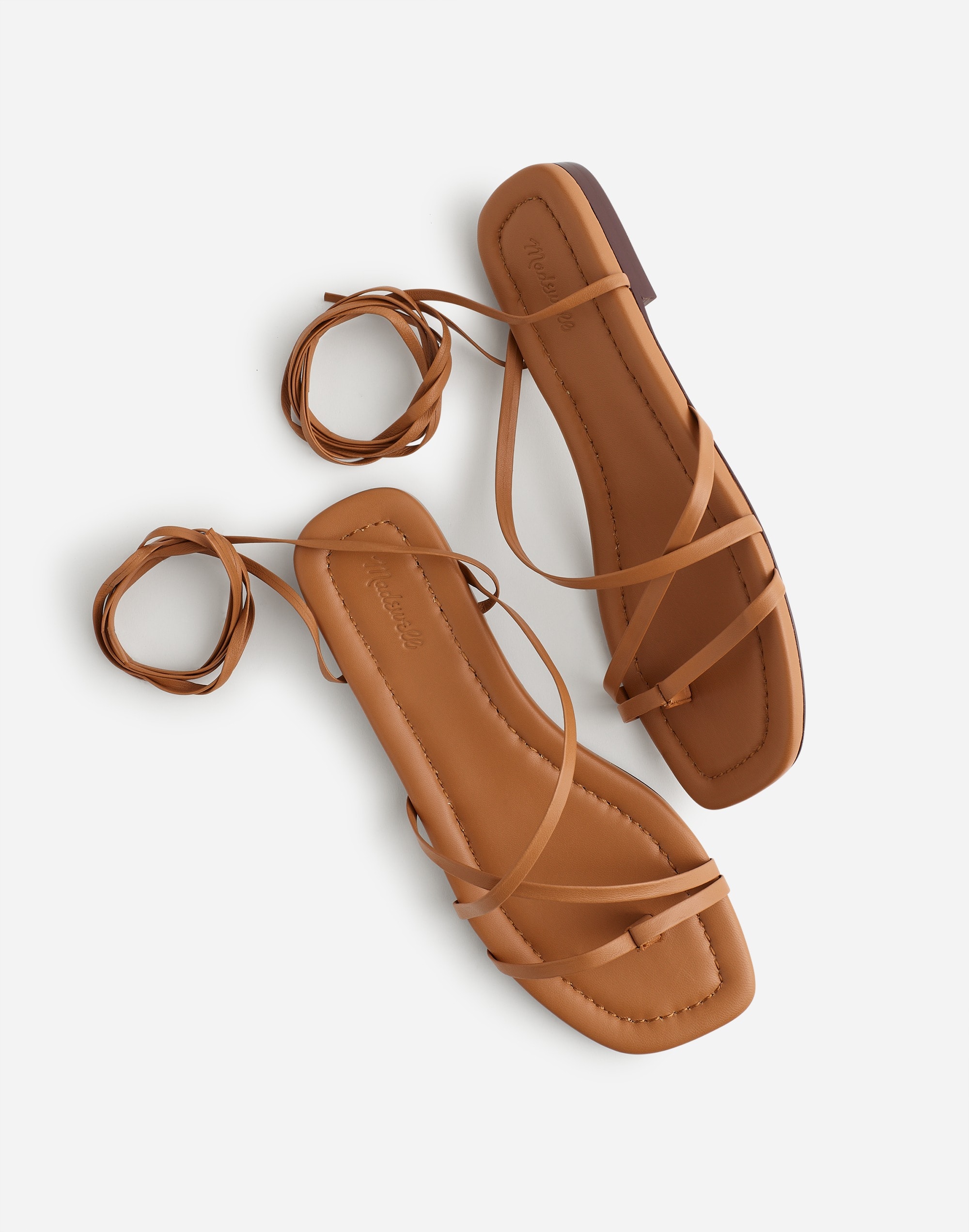 Mw The Carrie Lace-up Sandal In Brown