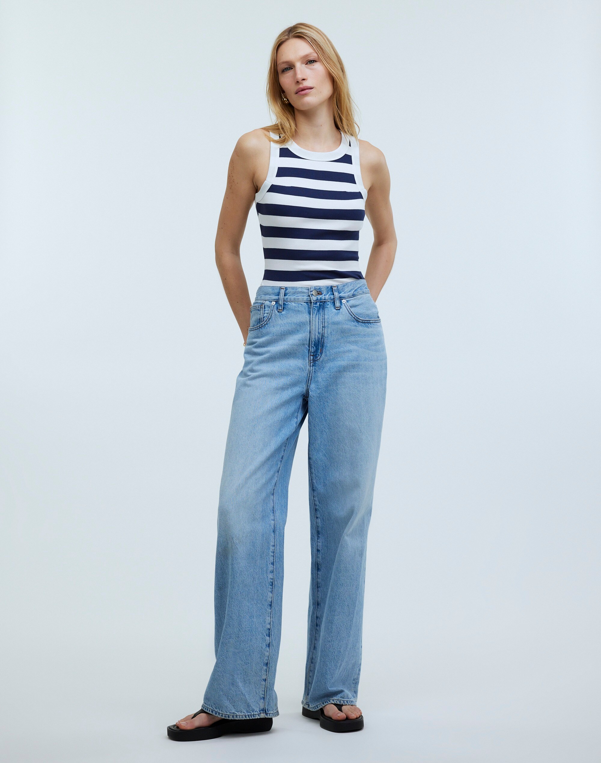 Supima&reg; Rib Cutaway Tank