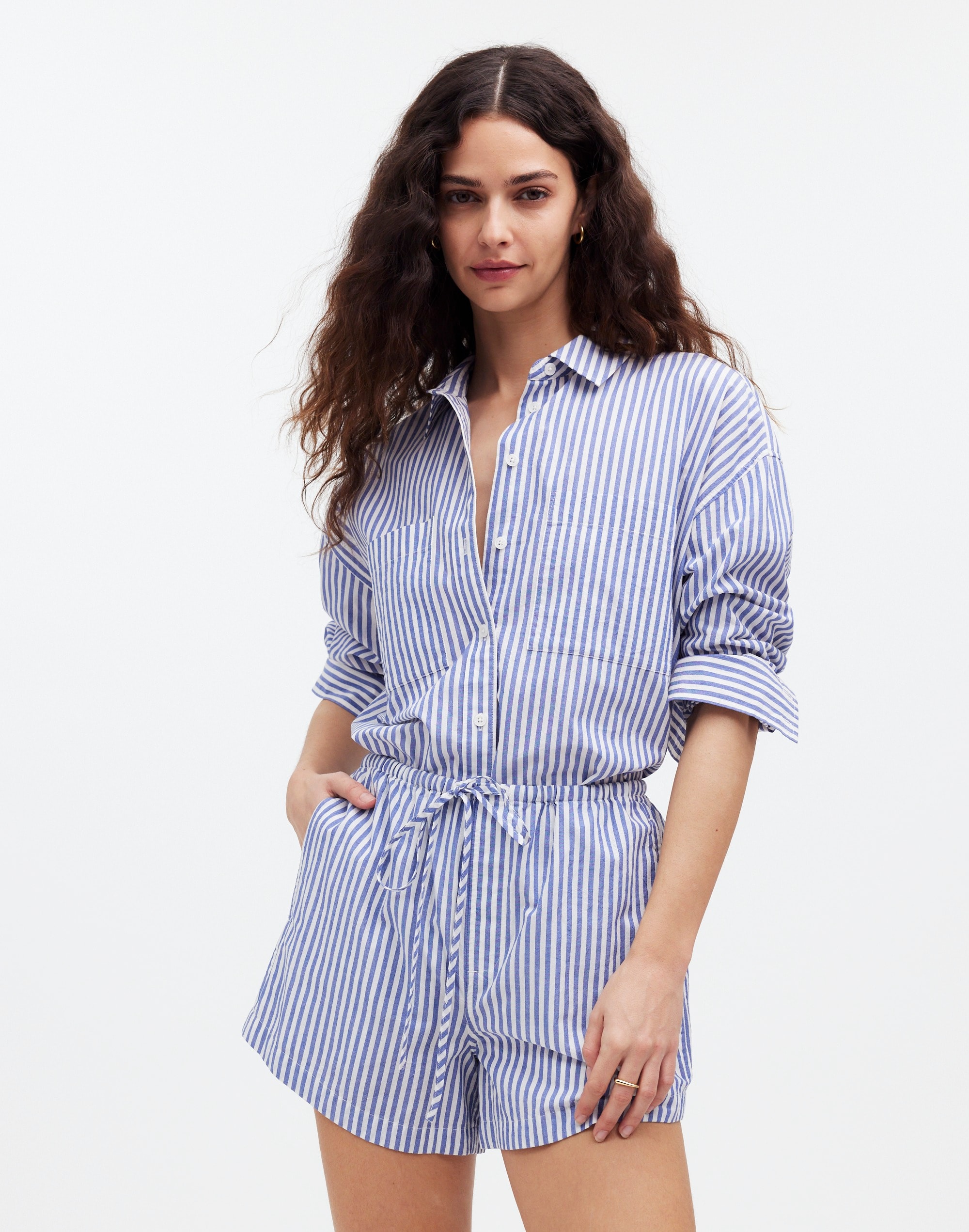 Drawstring Pull-On Shorts