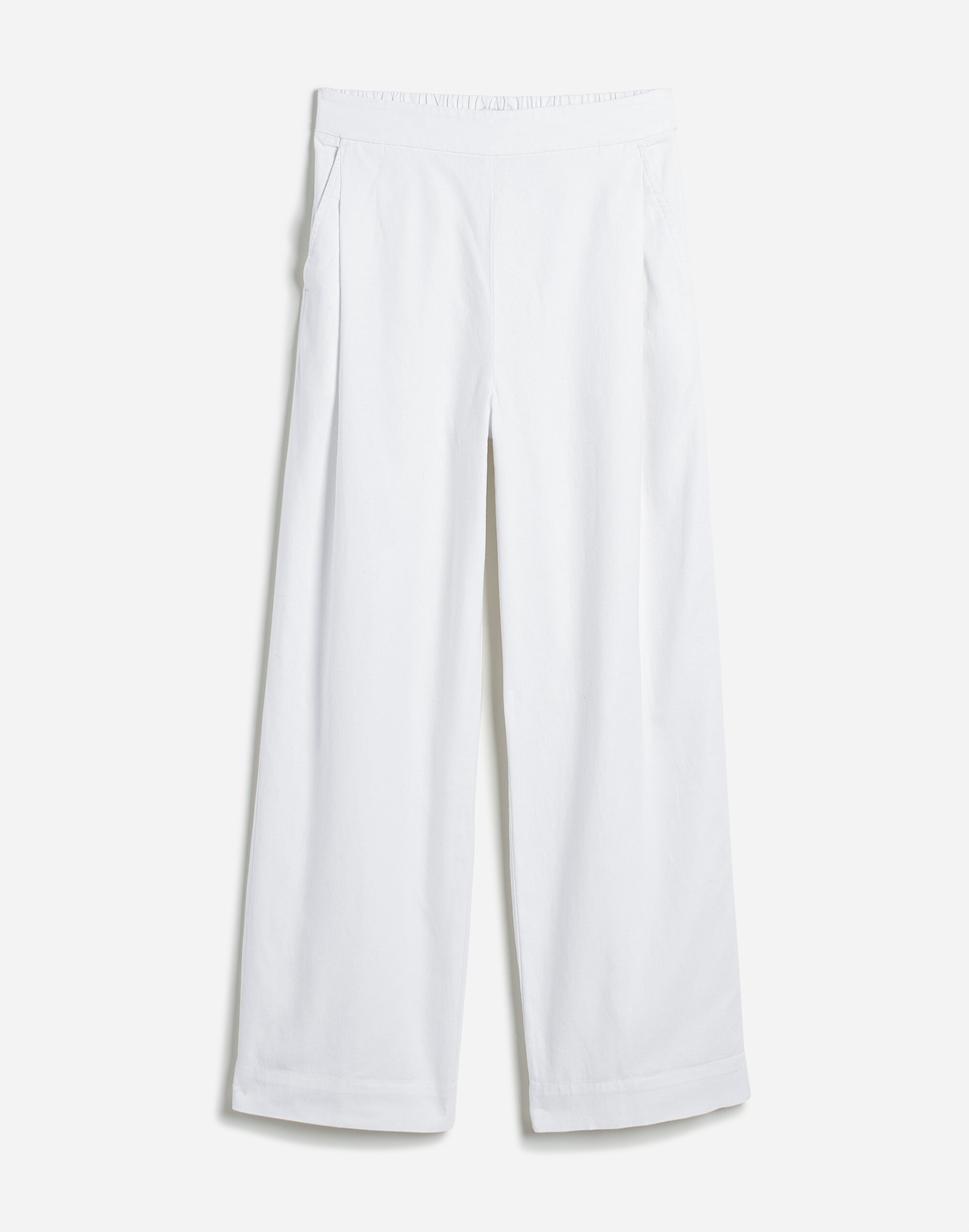 Pull-On Straight Crop Pant