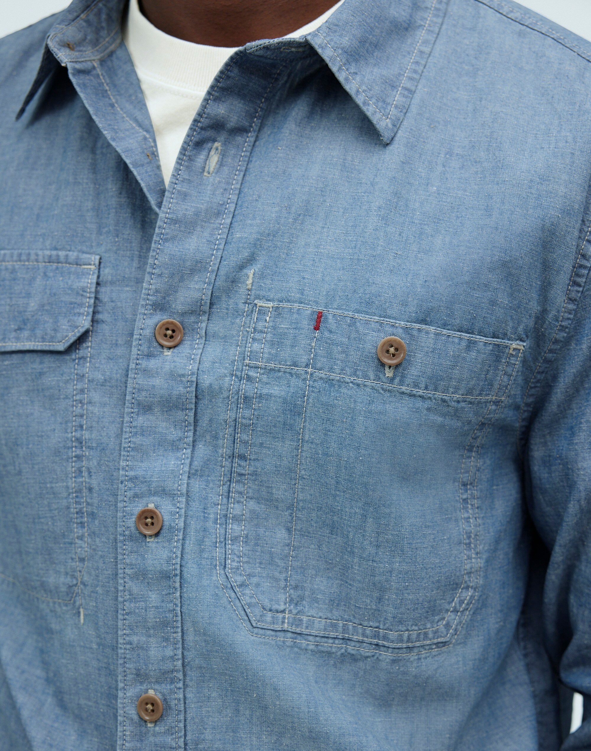 Madewell x William Ellery Chambray Button-Up Shirt