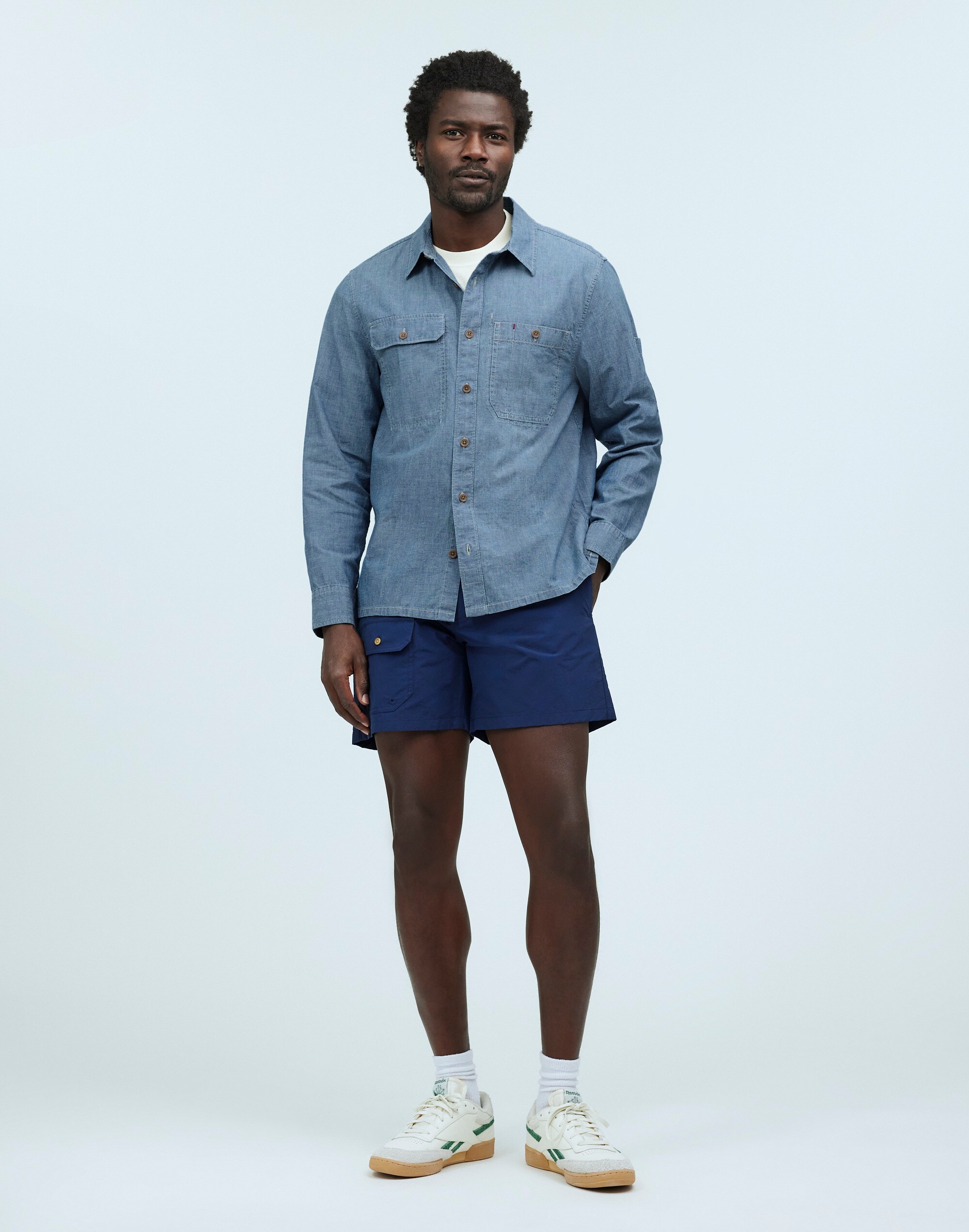 Madewell x William Ellery Chambray Button-Up Shirt