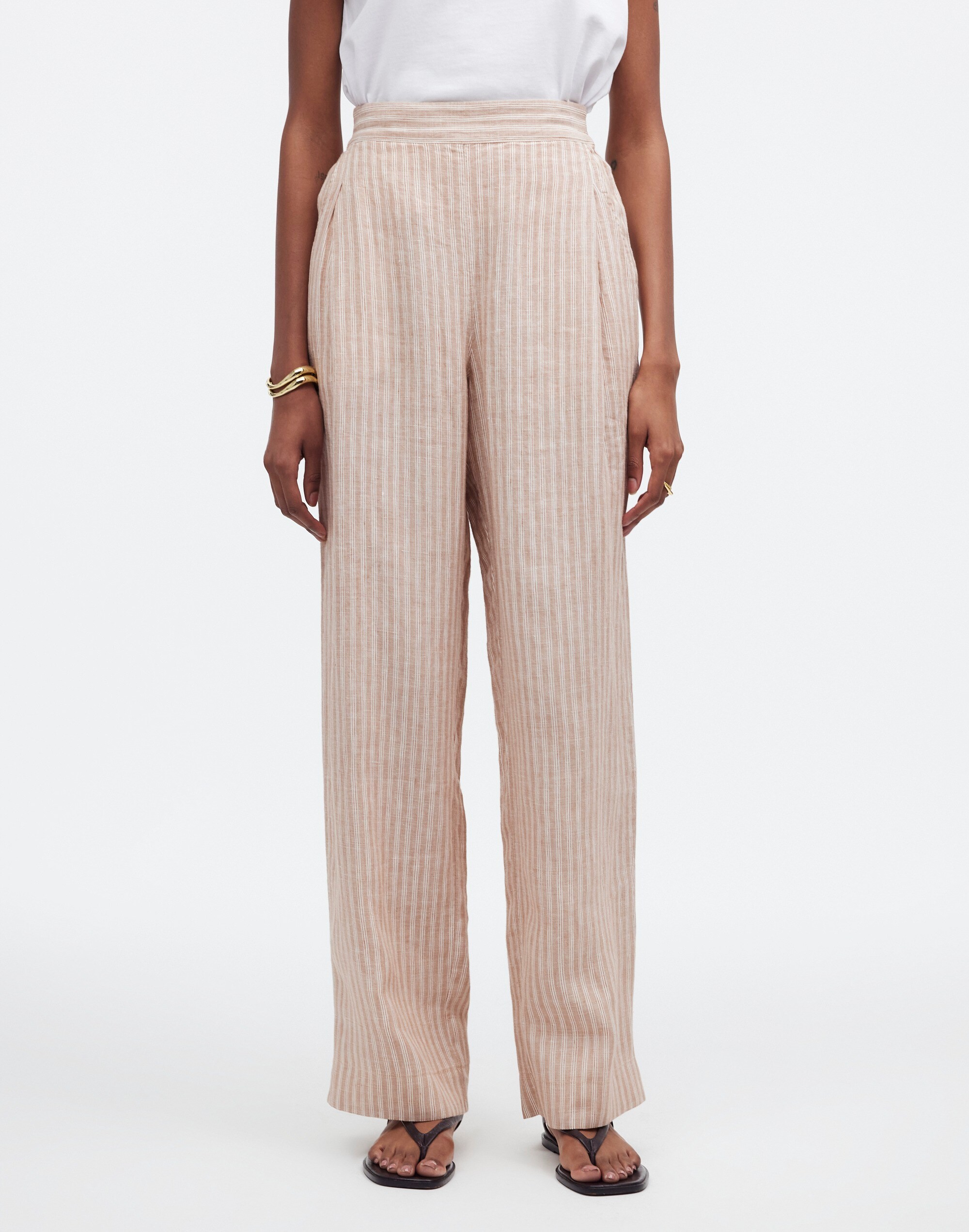 Pull-On Straight Crop Pant