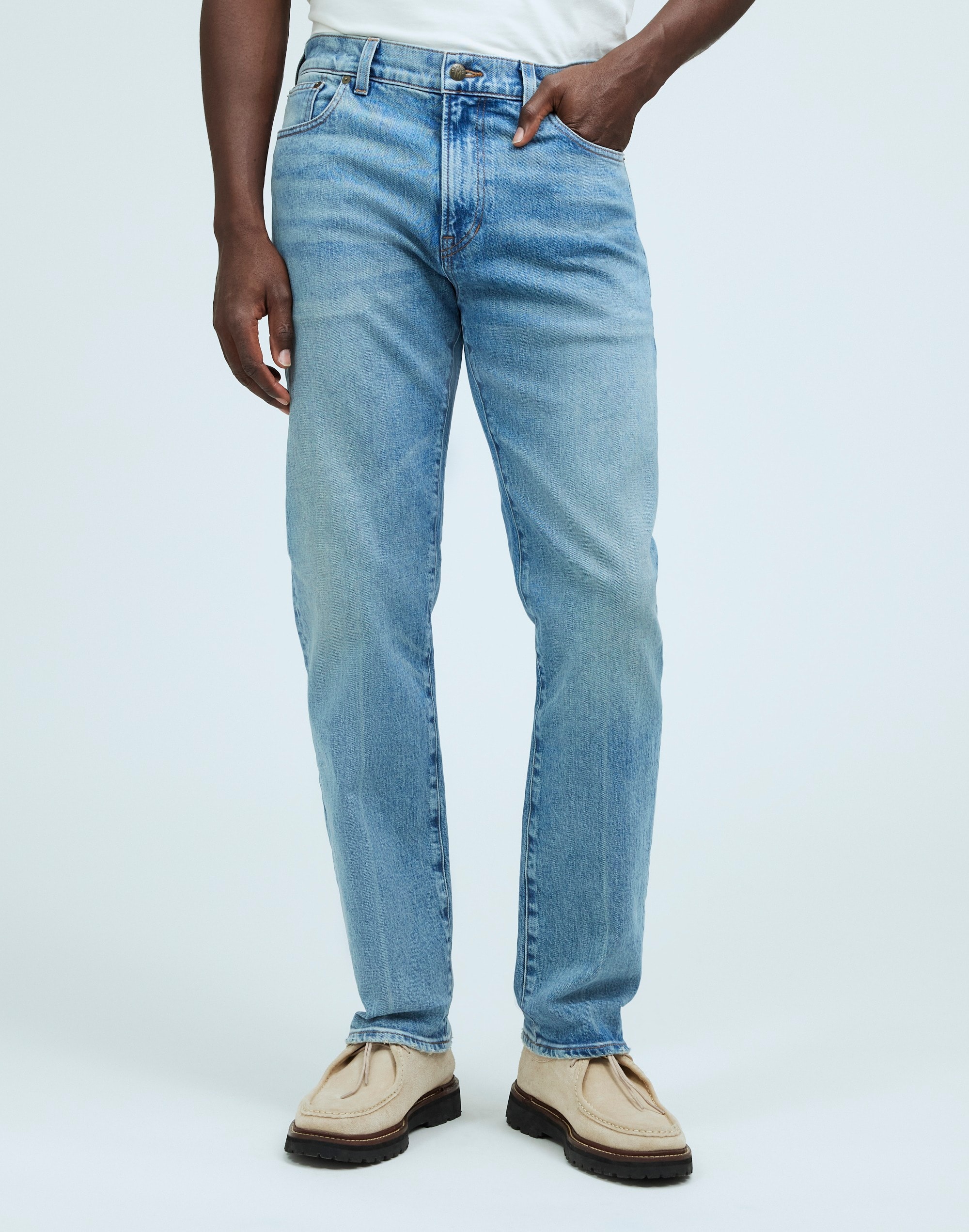 Shop Mw The 1991 Straight Jean In Elood Wash
