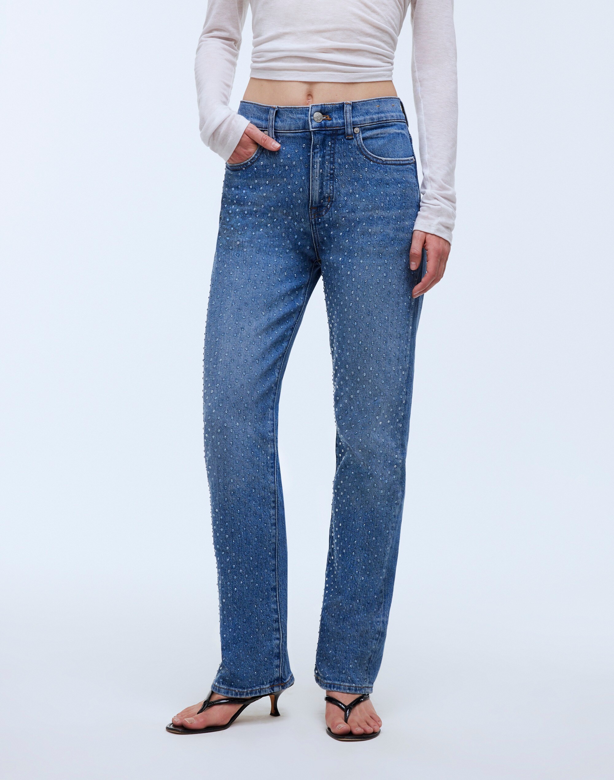 Limited-Edition Drop: The Rhinestone '90s Straight Jean