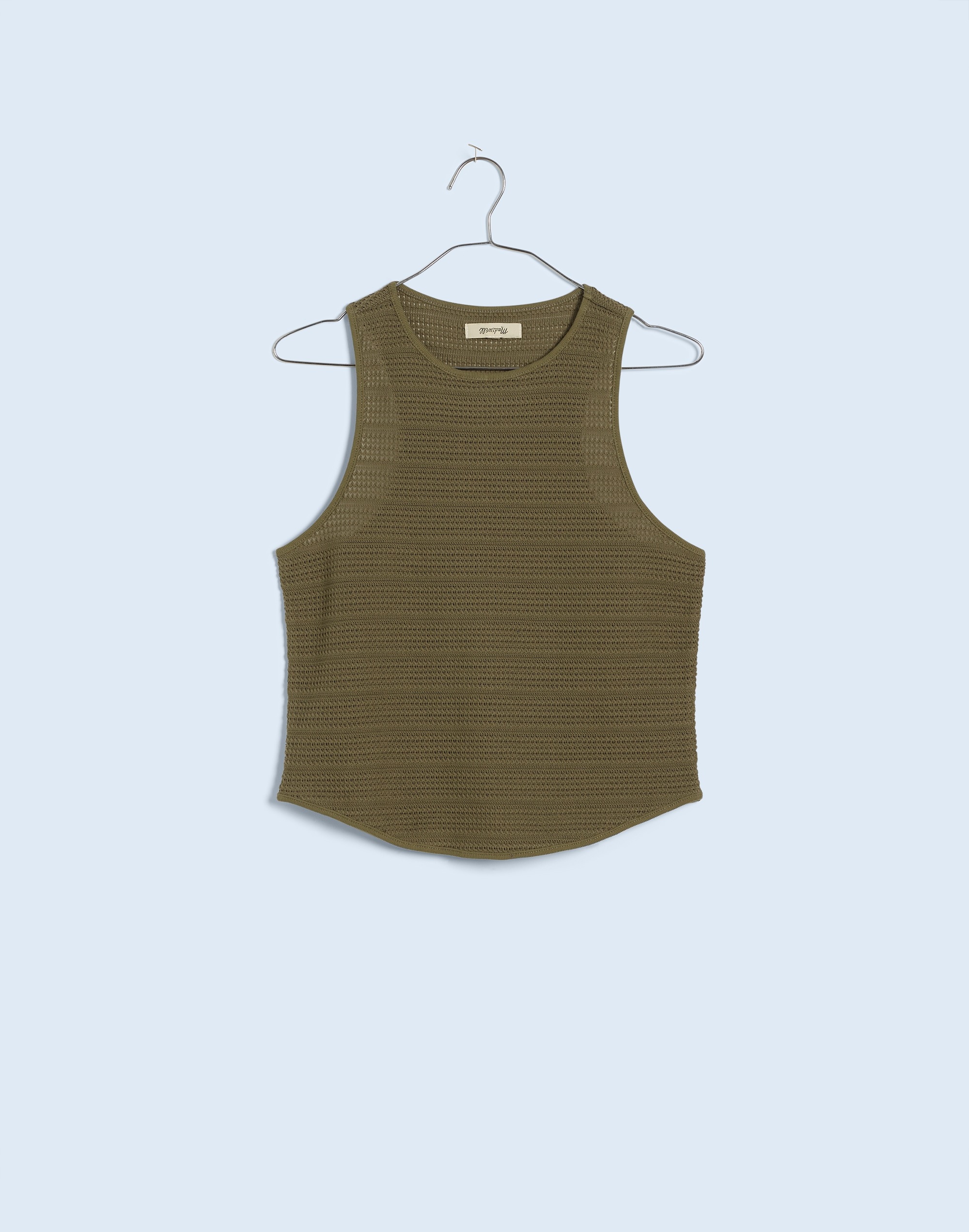 Crochet Knit Cutaway Tank Madewell