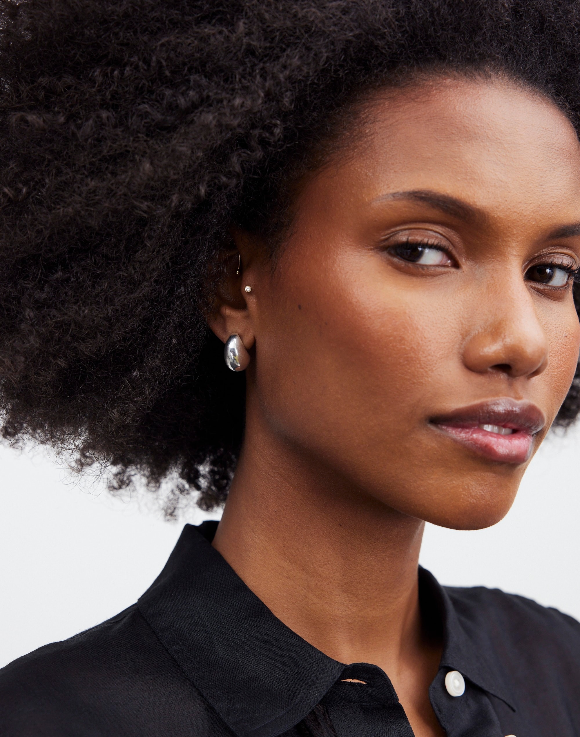 Demi-Fine Droplet Statement Earrings