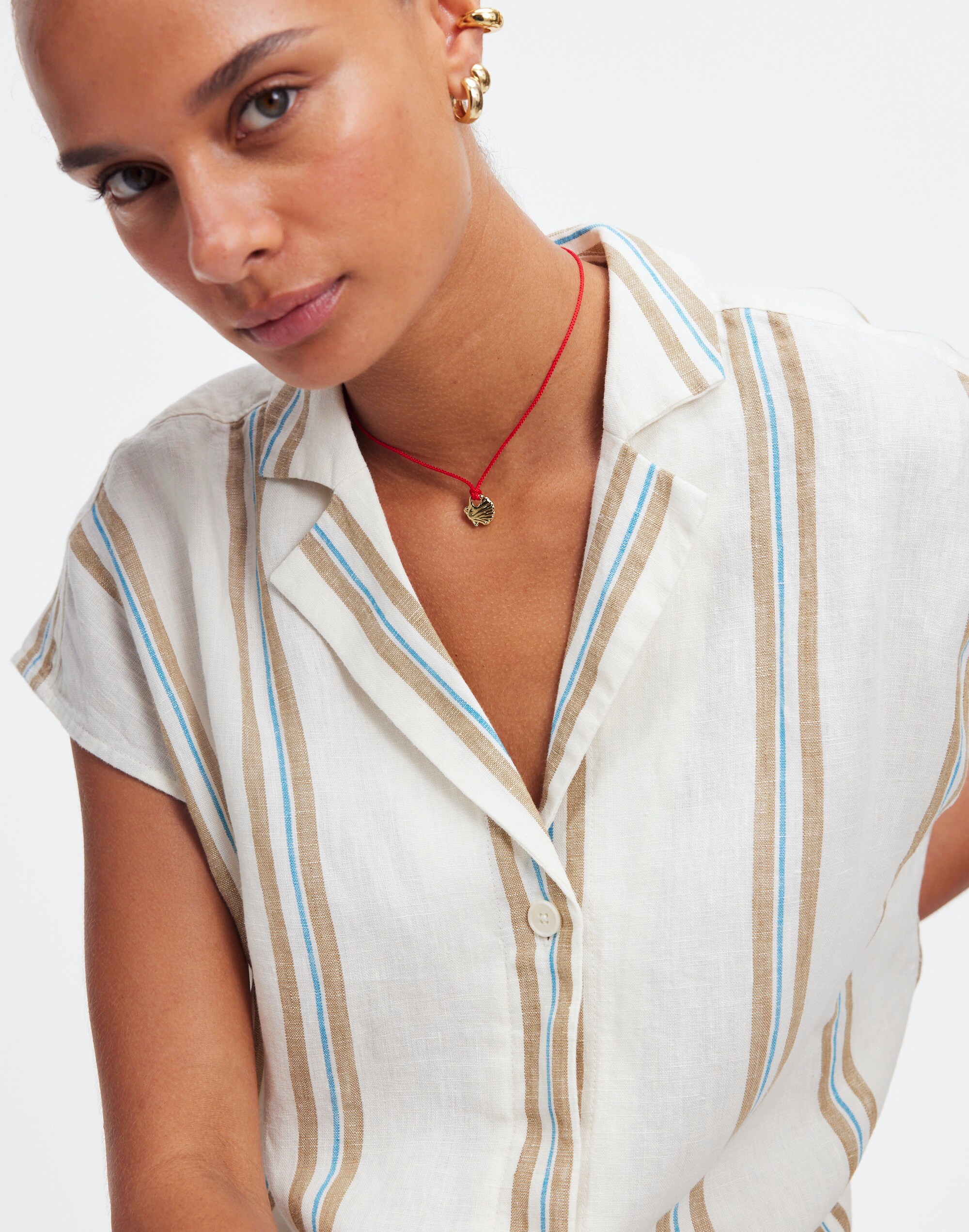 Madewell x Lisa Says Gah! Shell Cord Choker Necklace