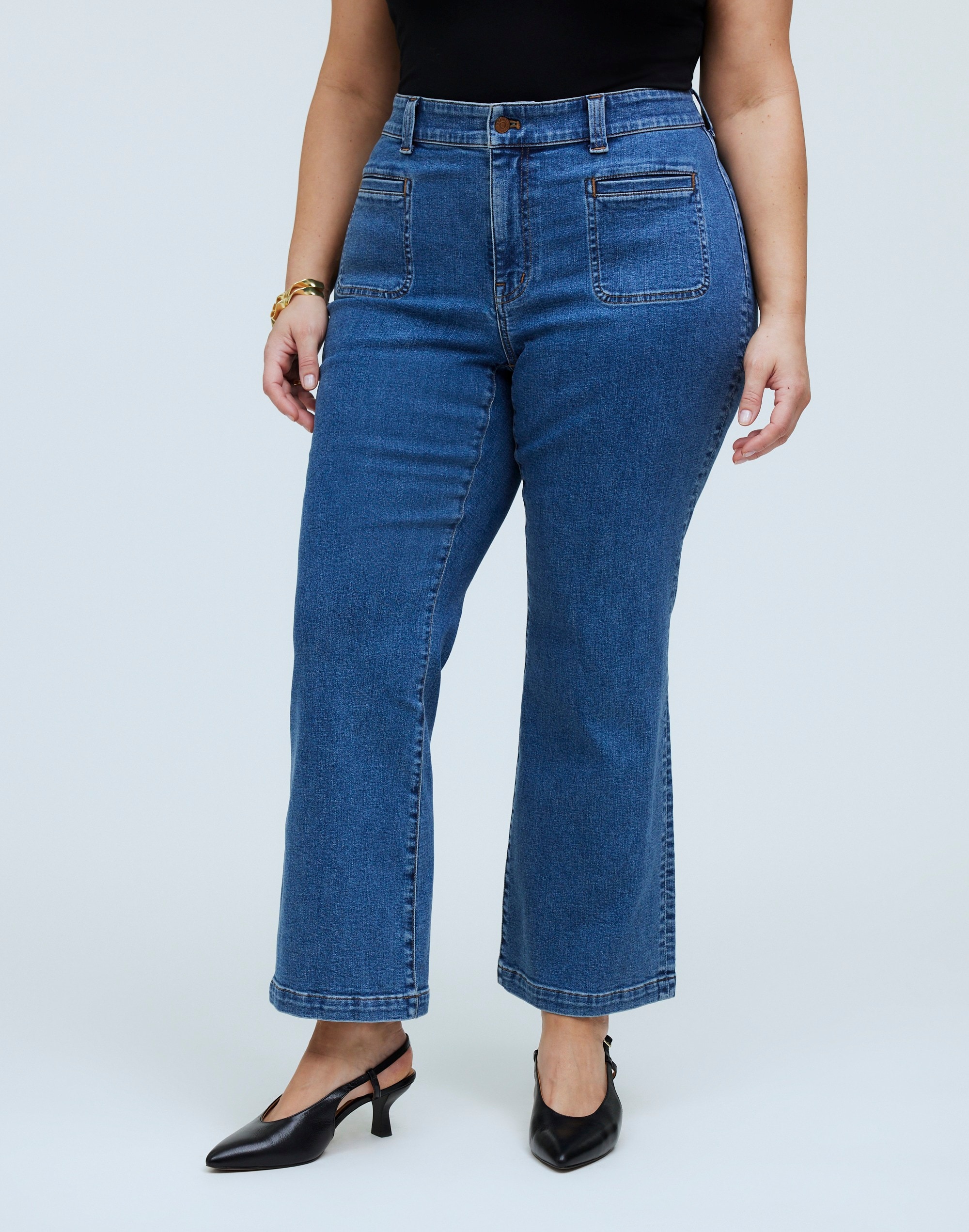 Plus Kick Out Crop Jeans