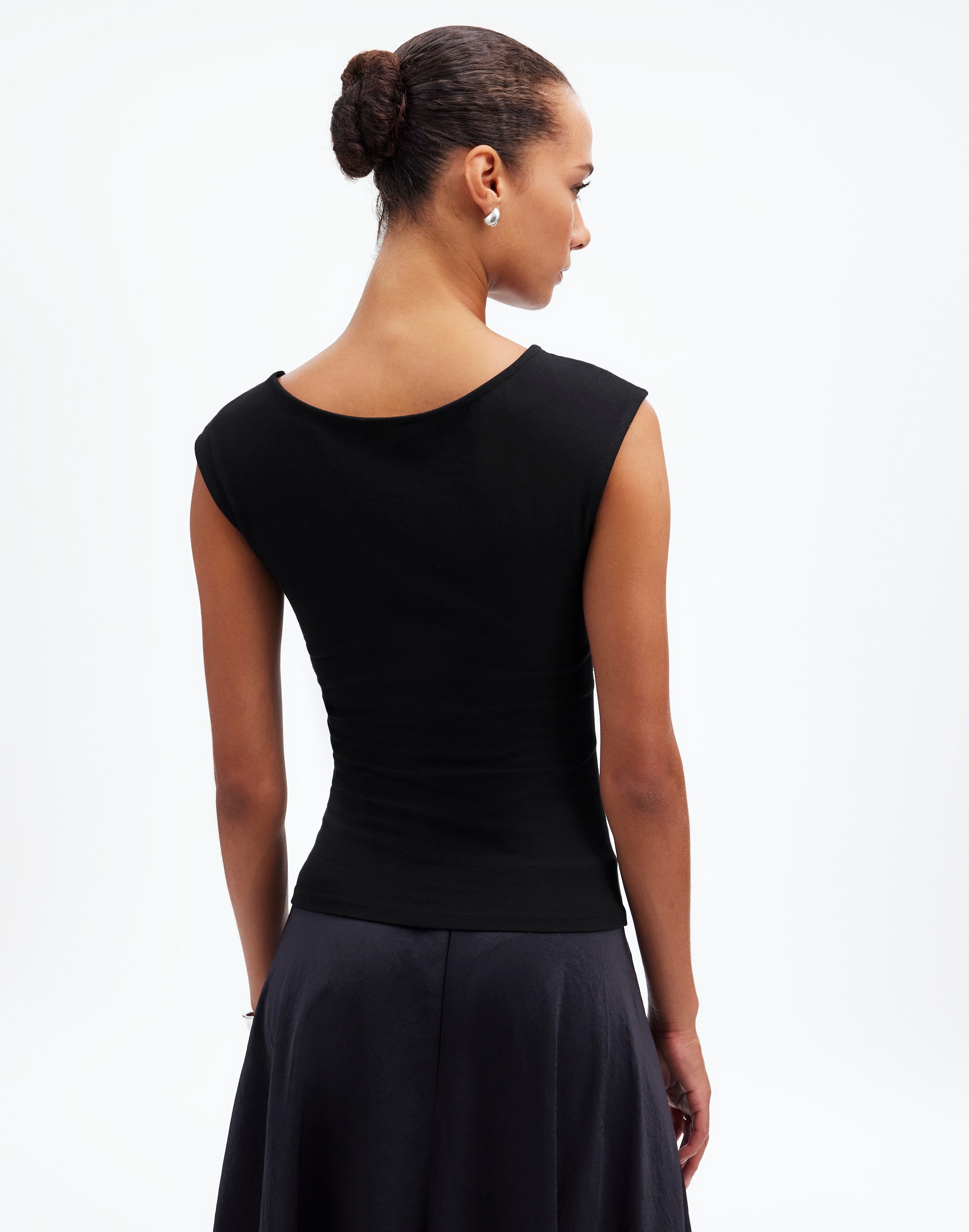 Scoopneck Cap-Sleeve Tee