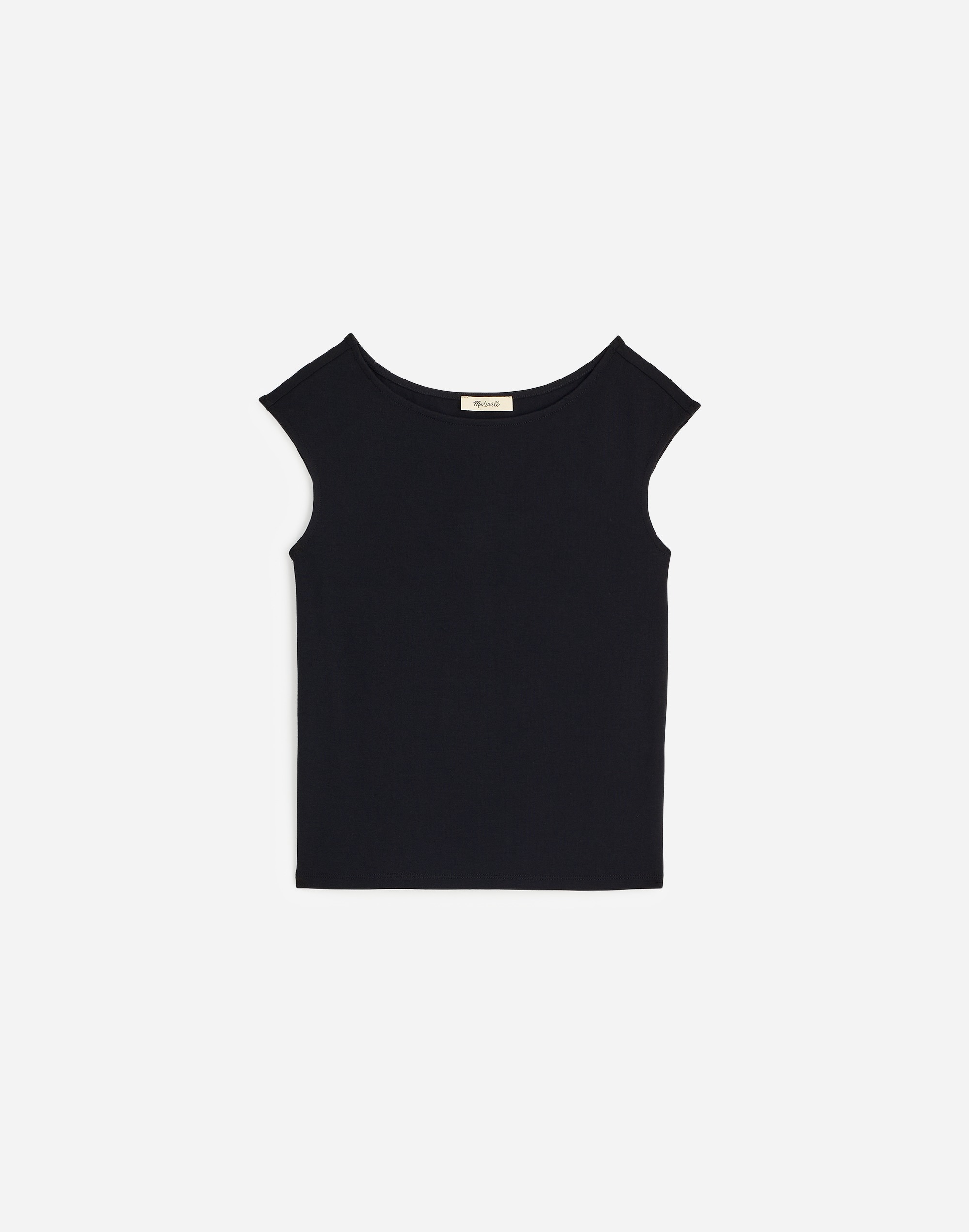 Scoopneck Cap-Sleeve Tee