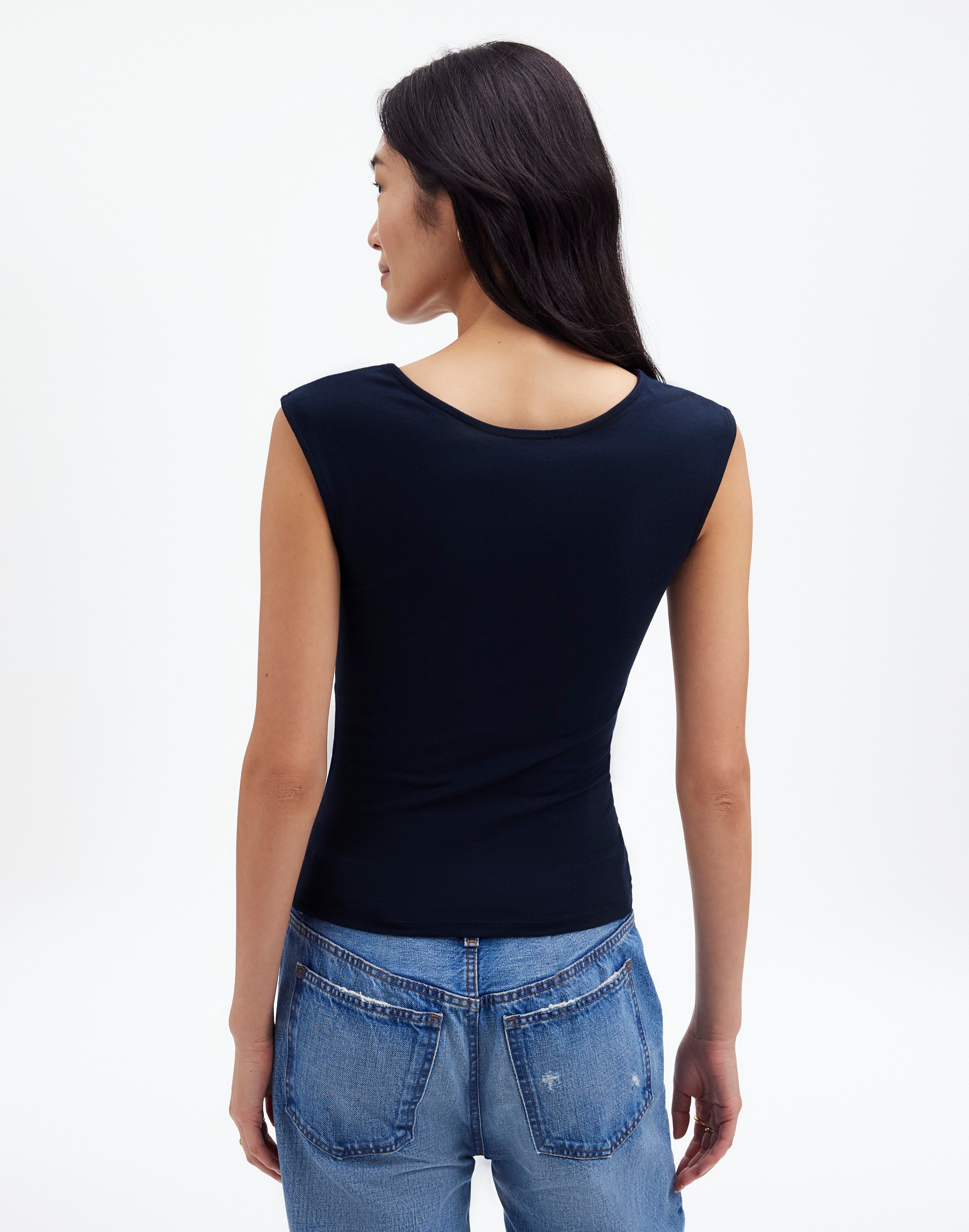 Scoopneck Cap-Sleeve Tee